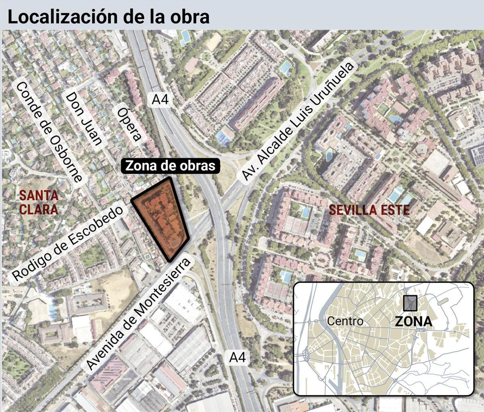 Localización de las obras