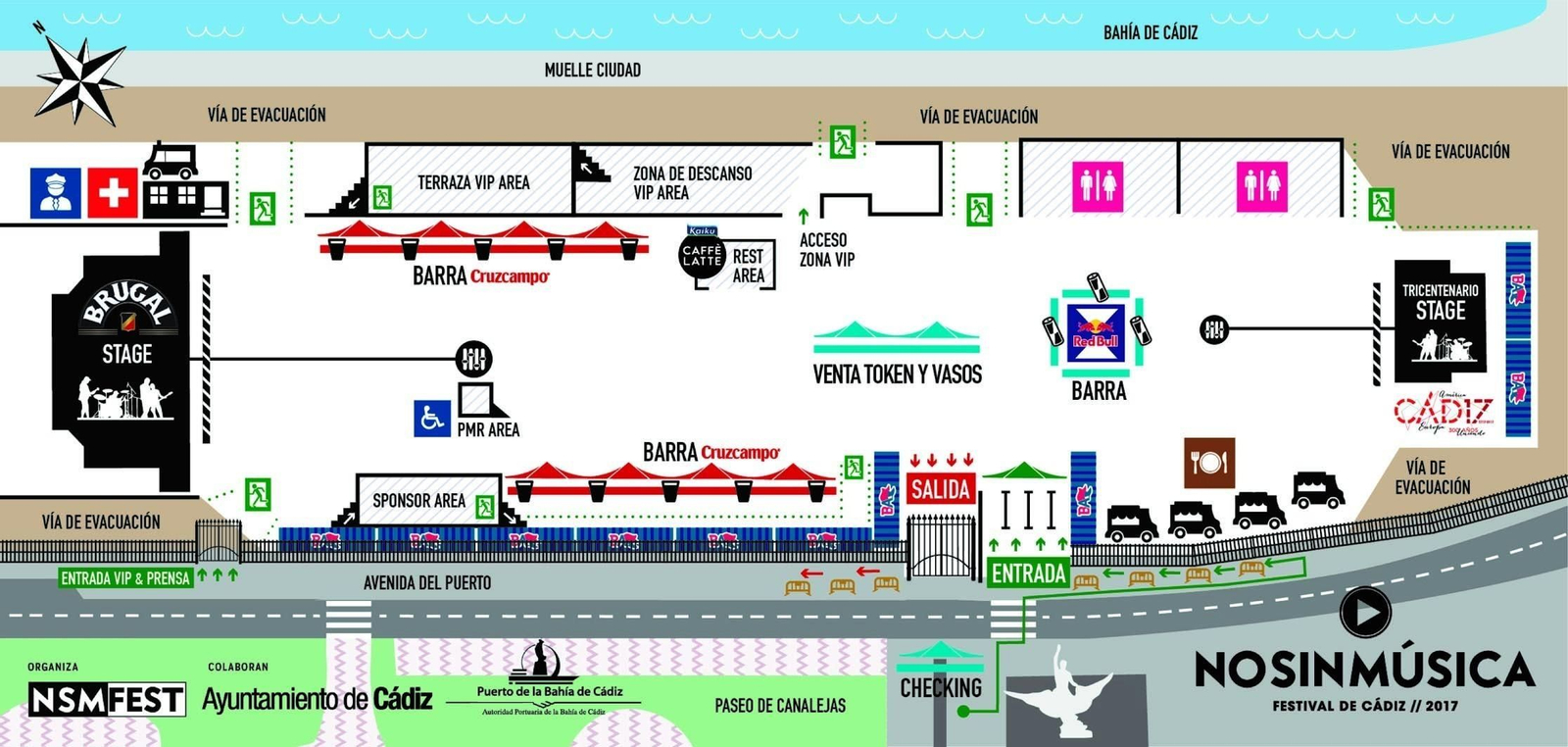 Listos para el No Sin MúsicaHoy comienza la V edición del ya consolidado festival que se celebra en el Muelle Ciudad con las actuaciones de Amaral, Iván Ferreiro y León Benavente, entre otros