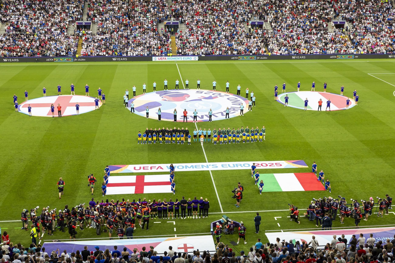 Las imágenes del Inglaterra-Italia