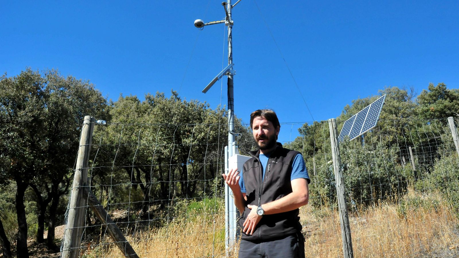 En la estación meteorológica de Cáñar