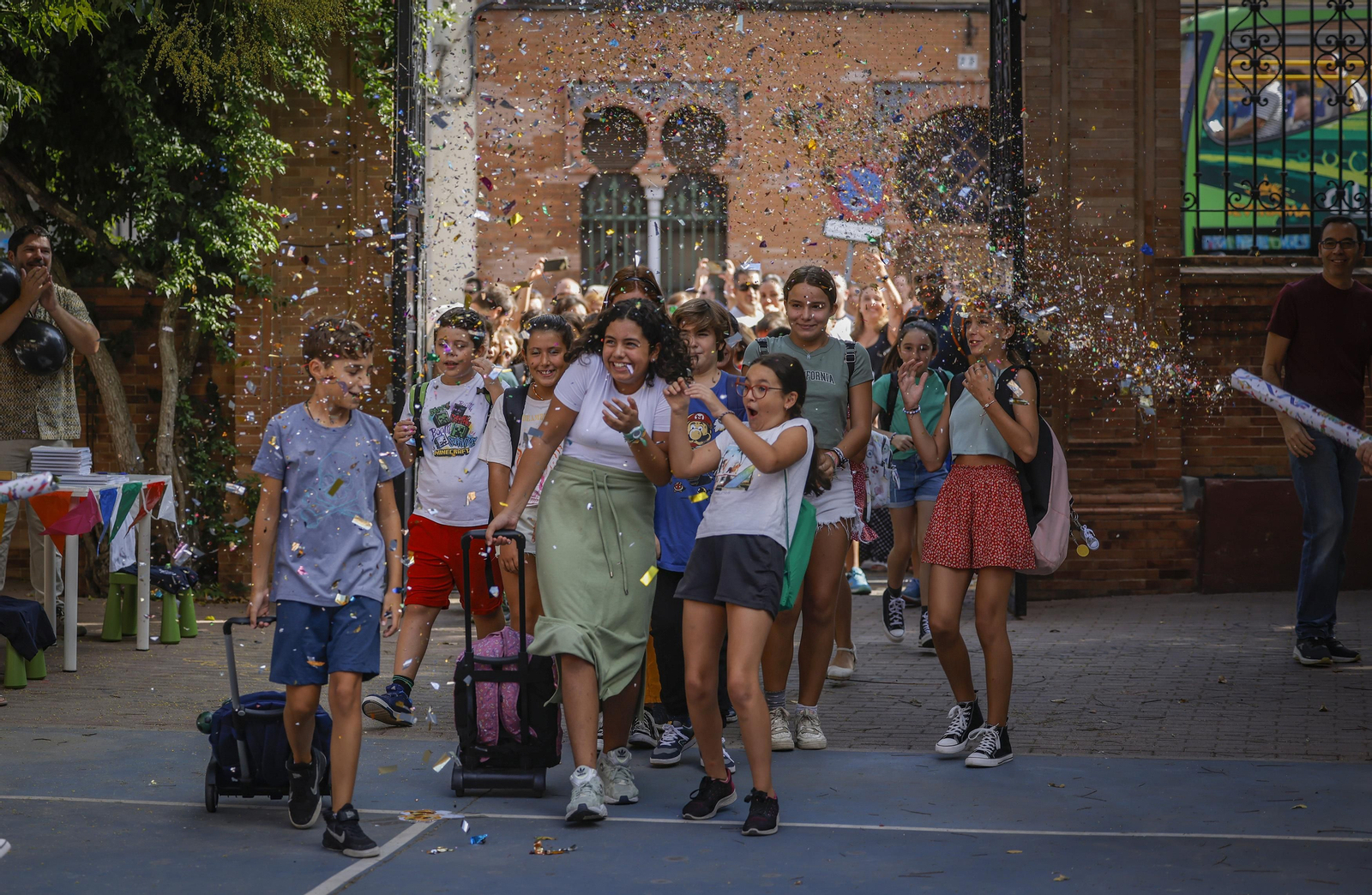 Las imágenes de la vuelta al colegio