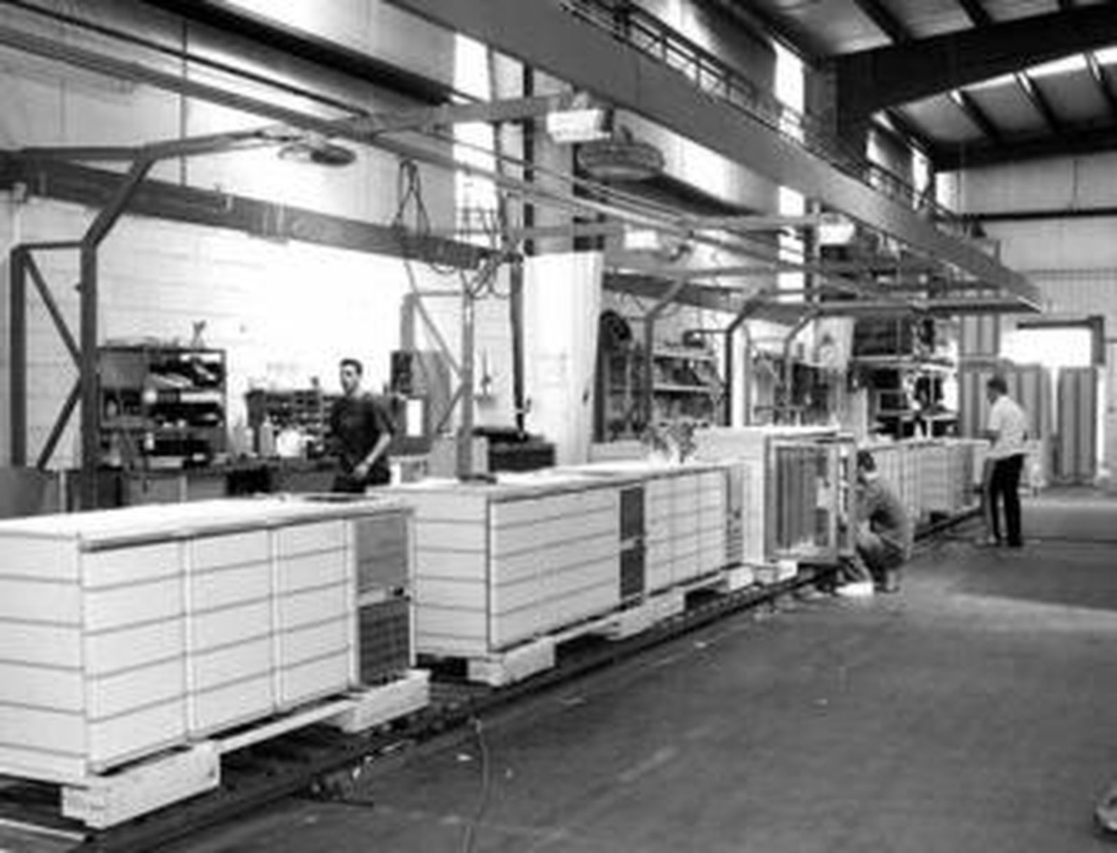 Cadena de montaje de electrodoméstico que Fagor posee en Lucena.