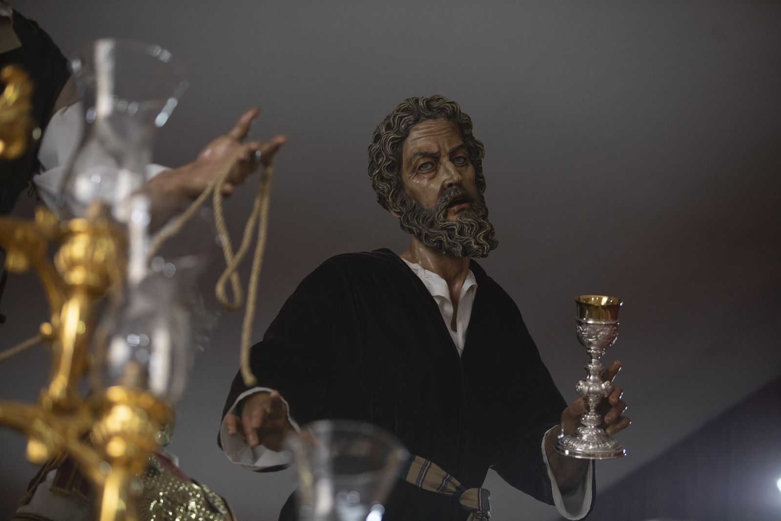 Fotos: La cofradía del Despojado, en San Andrés y con exposición