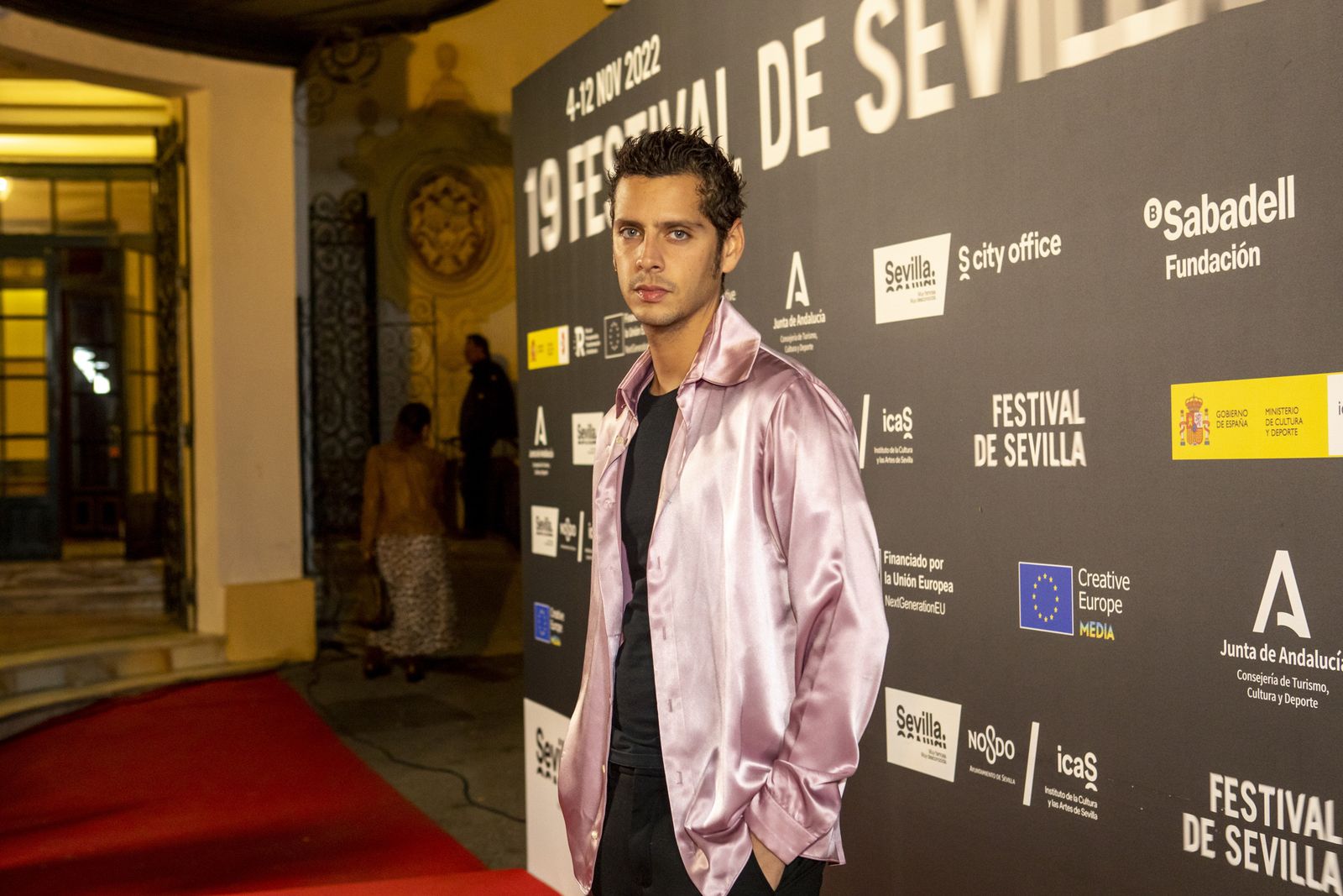 Eduardo Casanova, el viernes en el Teatro Lope de Vega.