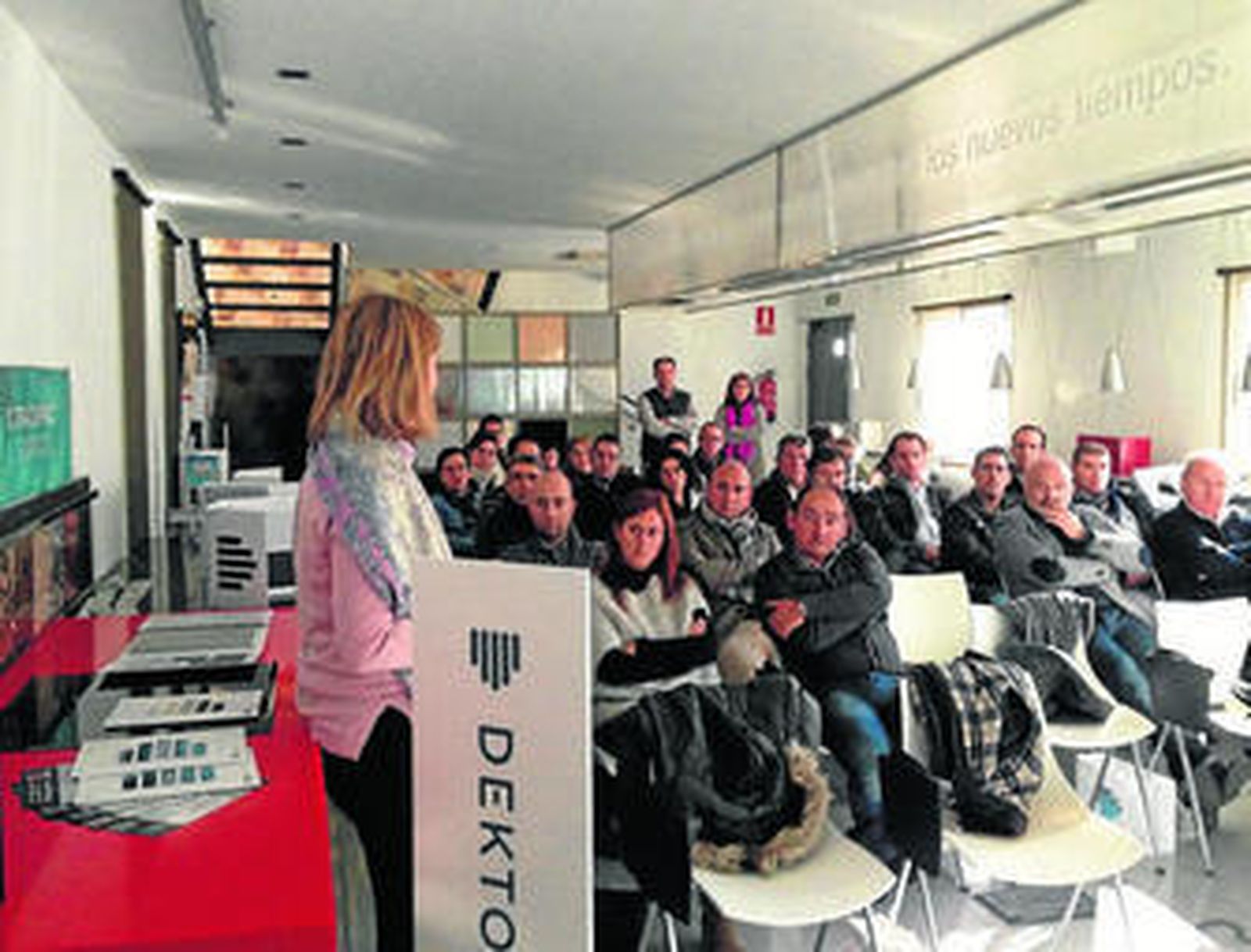 Una de las aulas formativas dirigidas a las tioendas Elite.