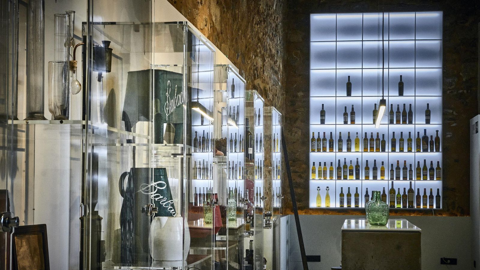 Interior del Centro de Interpretación de la Manzanilla.