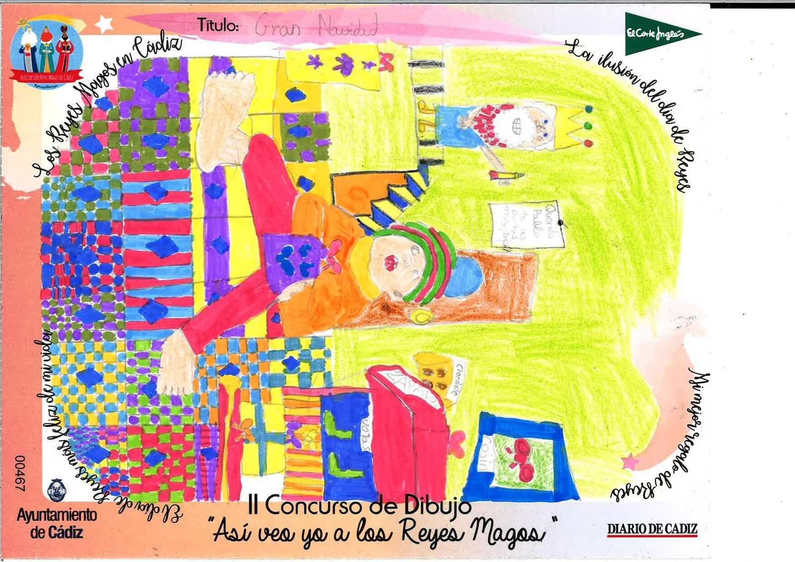Las felicitaciones finalistas del II Concurso de Dibujo 'Así veo yo a los Reyes Magos'