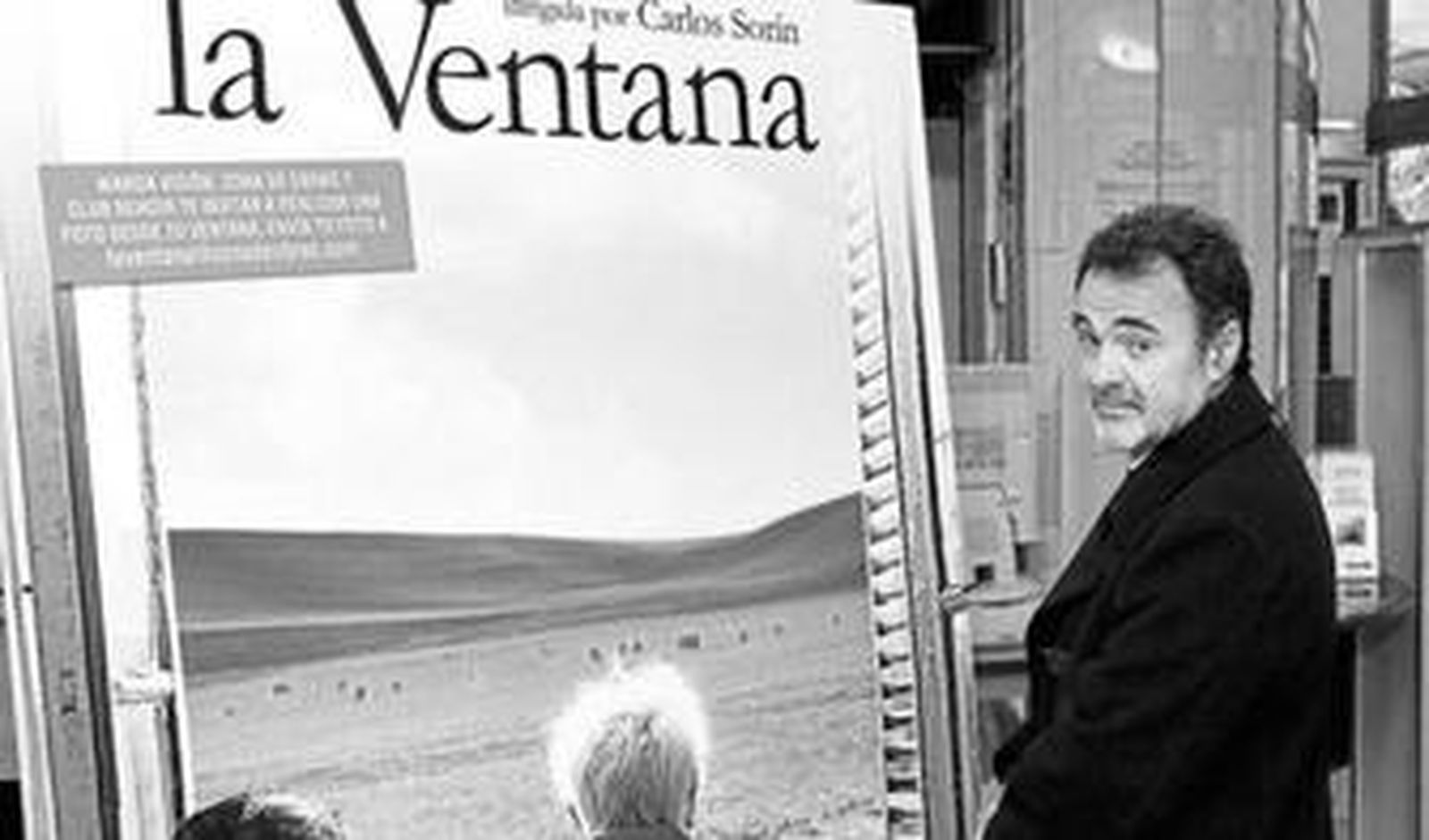 El realizador argentino Carlos Sorín presentó ayer en Madrid su nueva película, 'La ventana'.