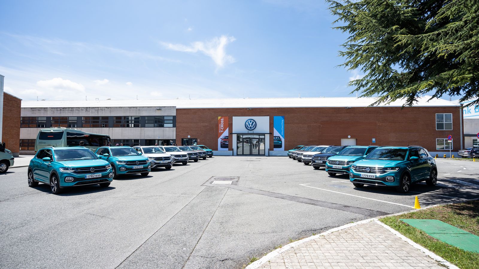 Entrada de la factoría de Navarra.