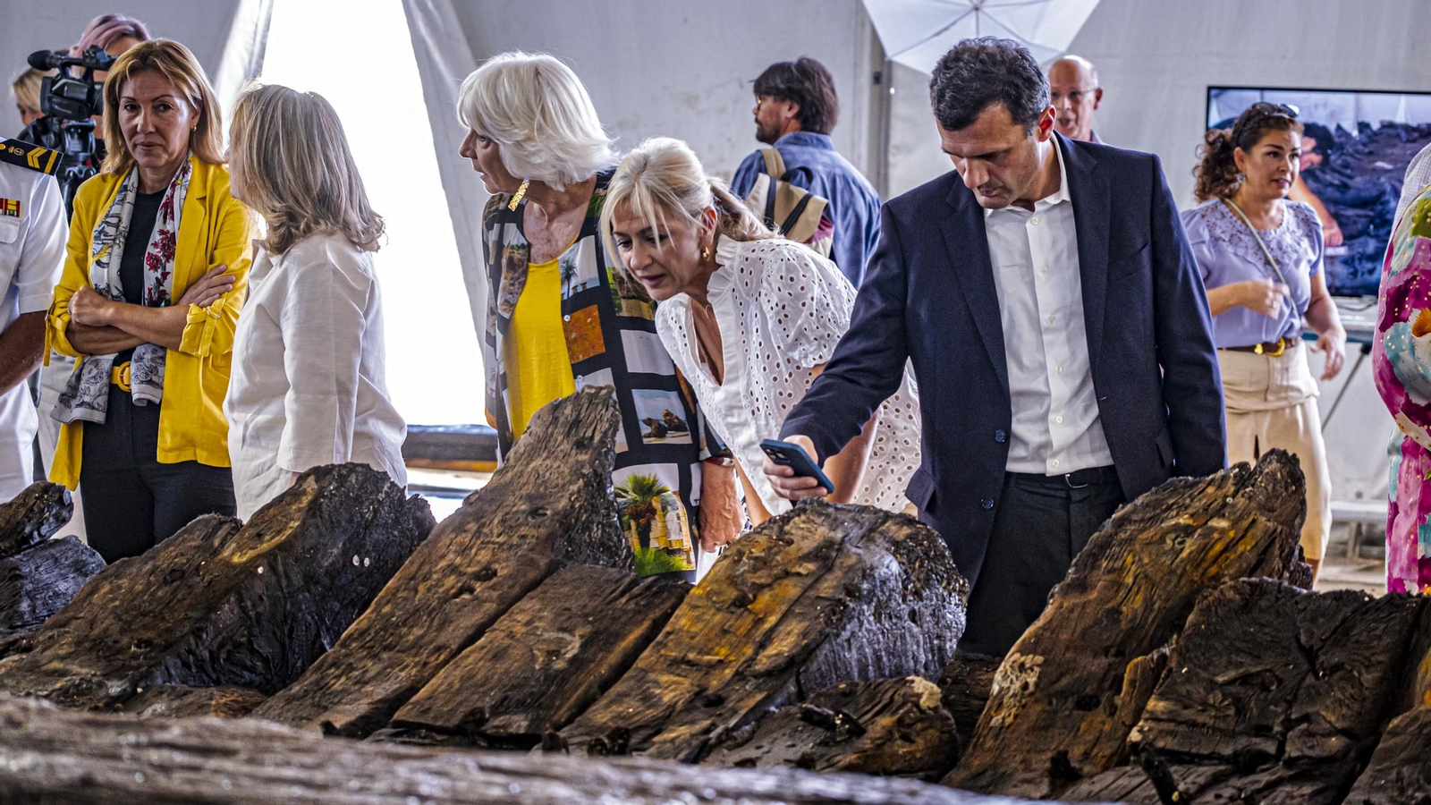 Las imágenes del pecio del siglo XVII (Delta I) rescatado en aguas de la Bahía de Cádiz