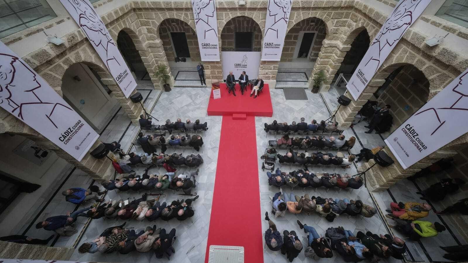 Vista general de la Casa de Iberoamérica durante el debate organizado por el Grupo Joly.