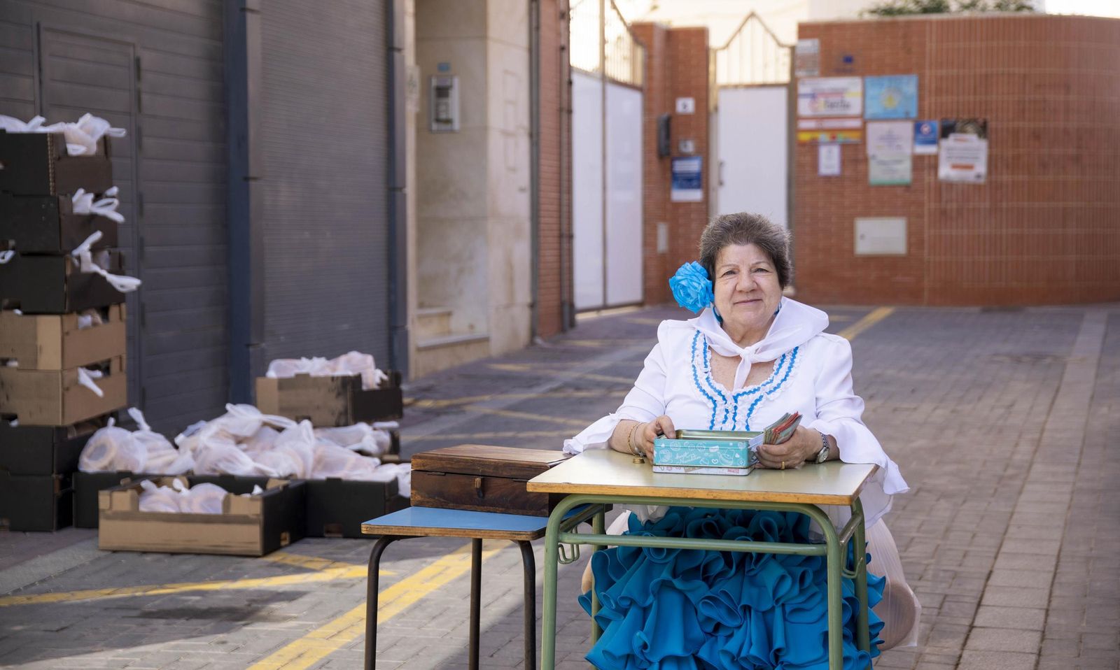 Las imágnes de la misa y procesión en honor a San Marcos en El Ejido