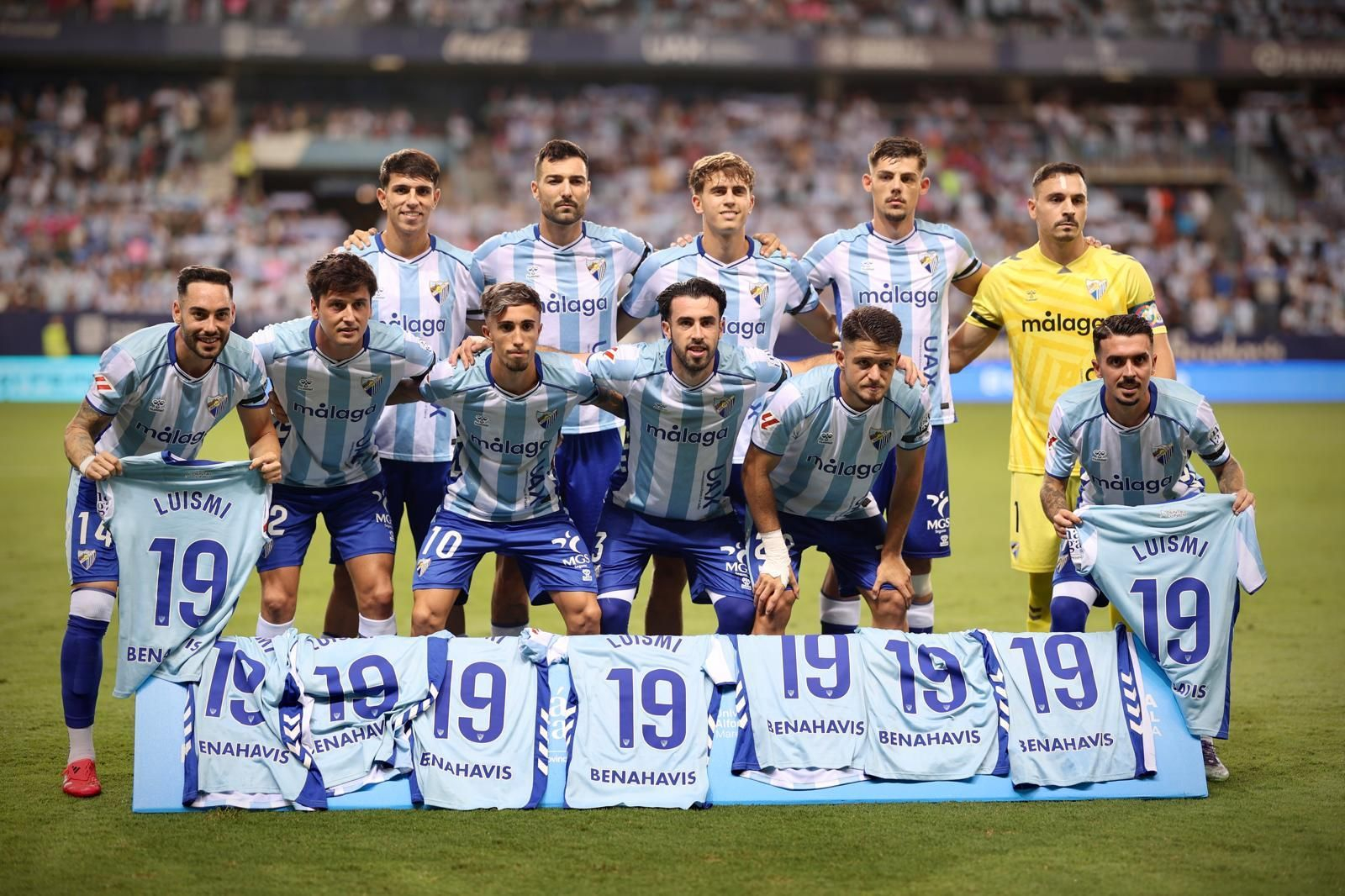 El once del Málaga-Real Sociedad B