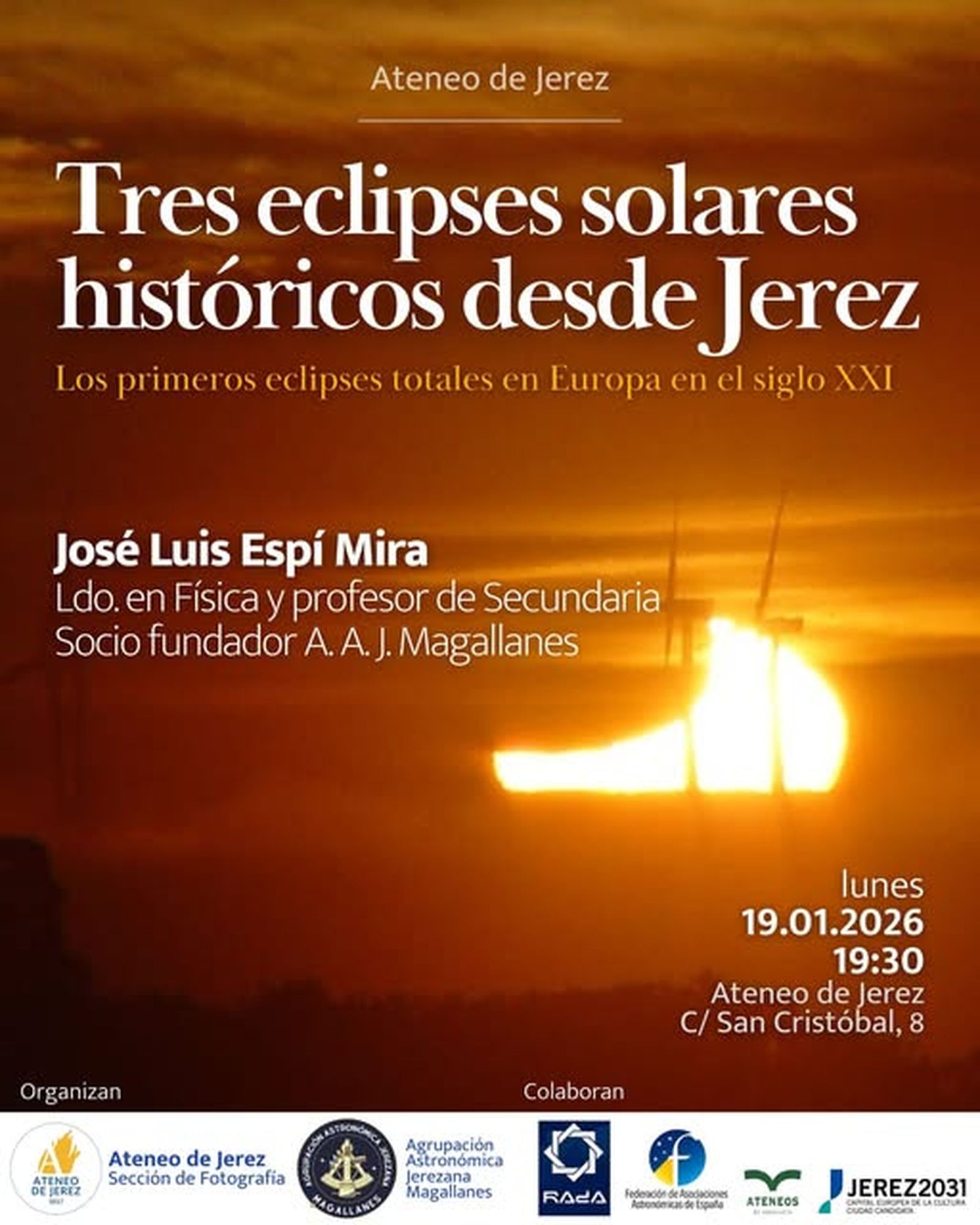 Cartel de la actividad.