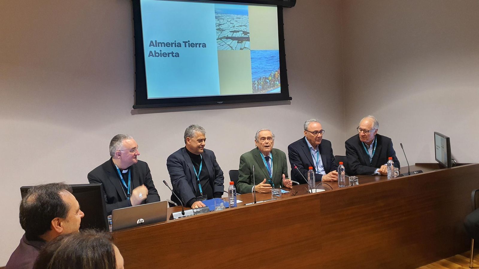 Un momento de la presentación de Almería Tierra Abierta.