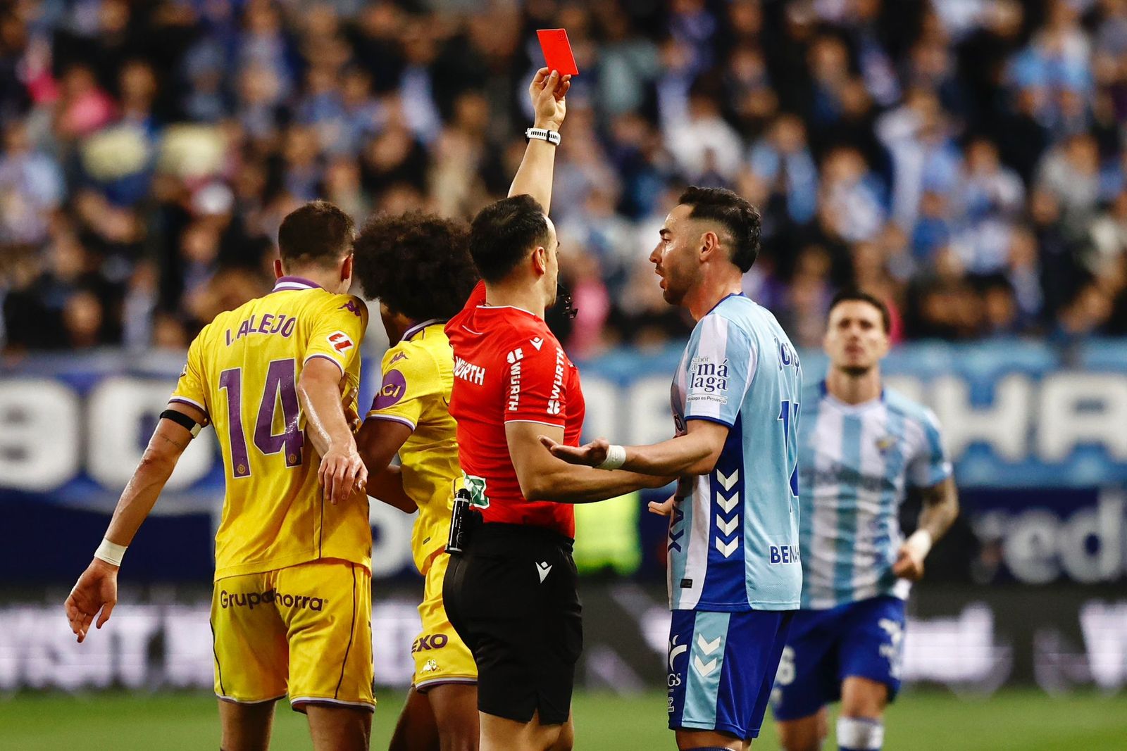 El Málaga CF-Real Valladolid, en fotos