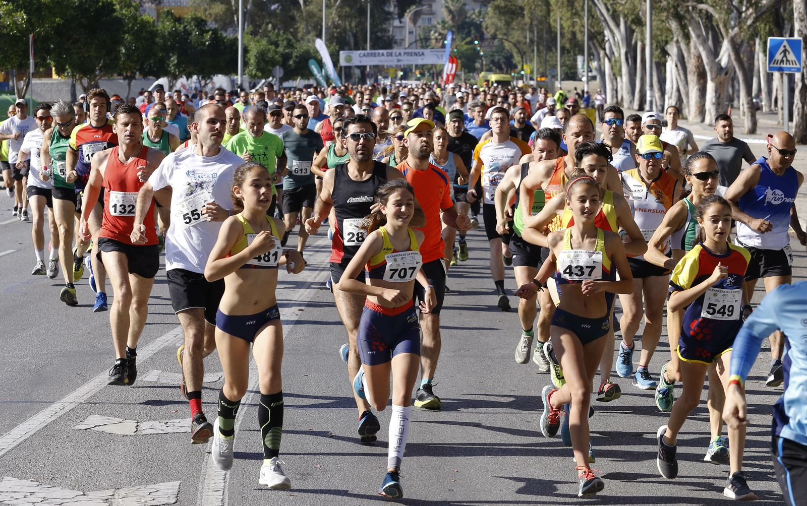 Las mejores fotografías de la Carrera de la Prensa de Málaga de 2019