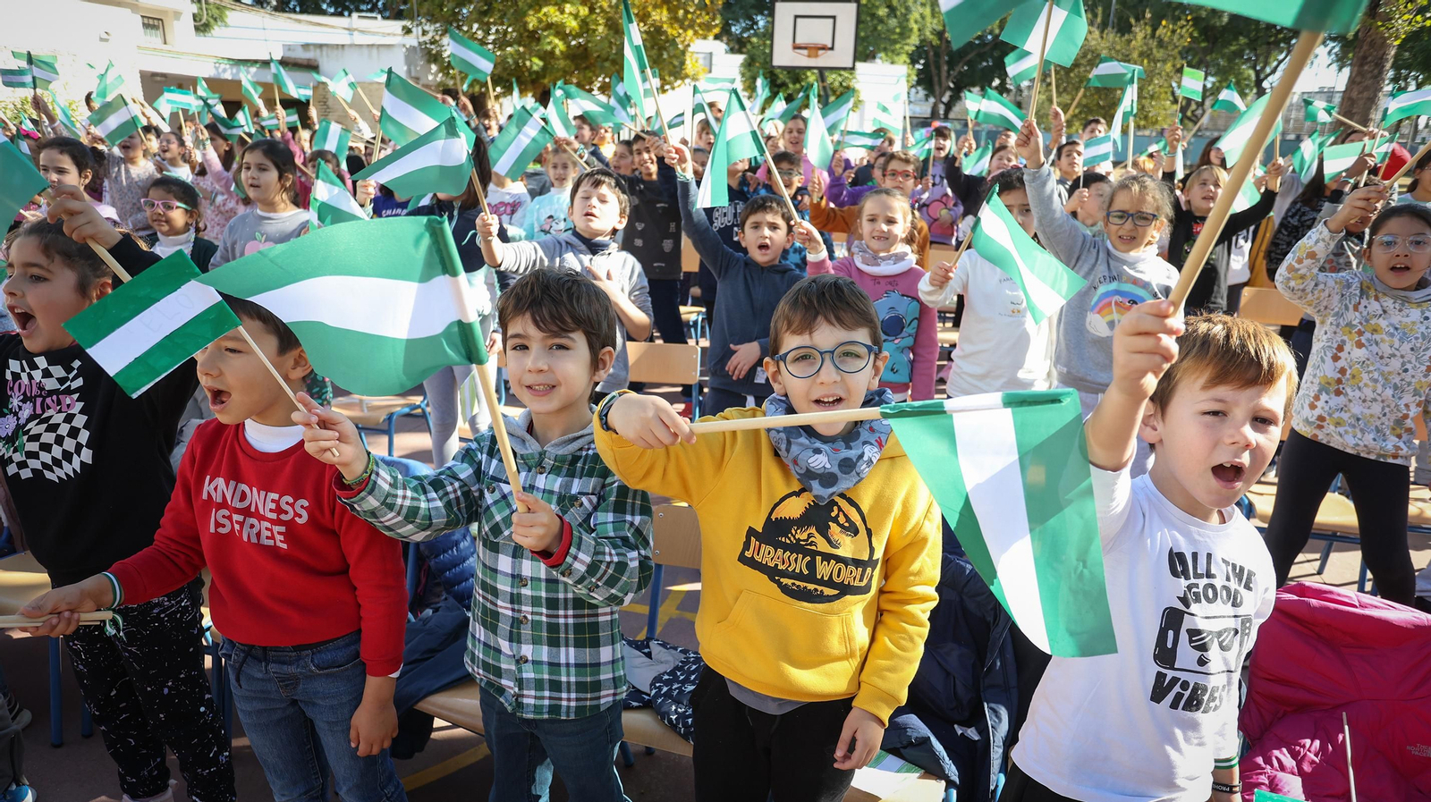 Actos por el Día de la Bandera de Andalucía en CEIP Pío XII
