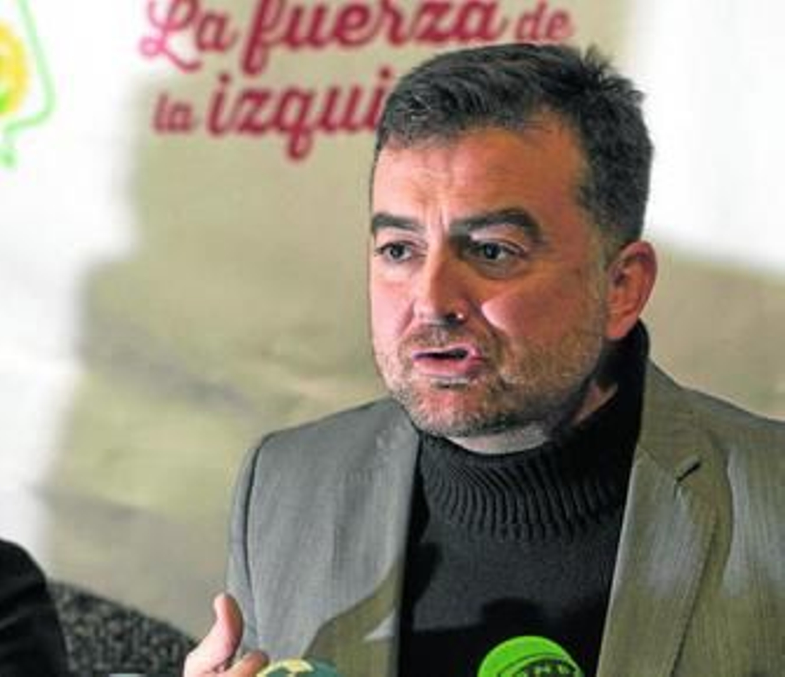 Antonio Maíllo, ayer en rueda de prensa en Jaén.