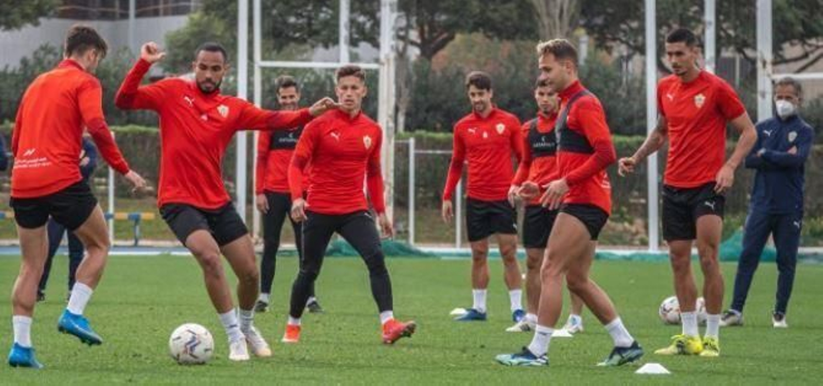 Rondo de entrenamiento.