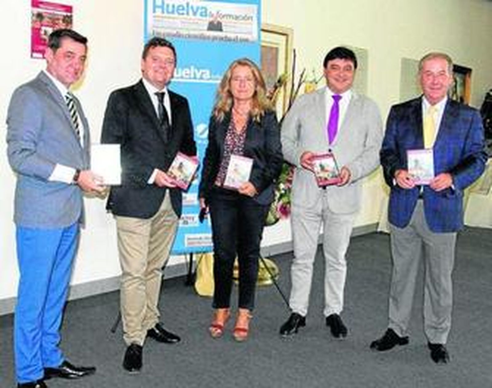 Eduardo J. Sugrañes, Luis Pérez-Bustamante, Adelaida Mellado, Gabriel Cruz y Antonio González.