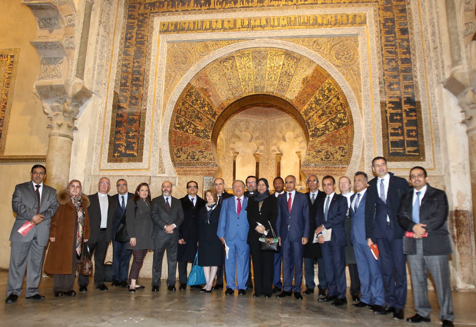 La visita de los embajadores de los países árabes al X aniversario de la casa árabe