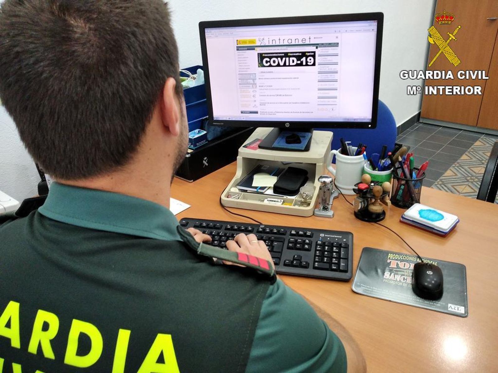 Imagen de archivo de un agente de la Guardia Civil.