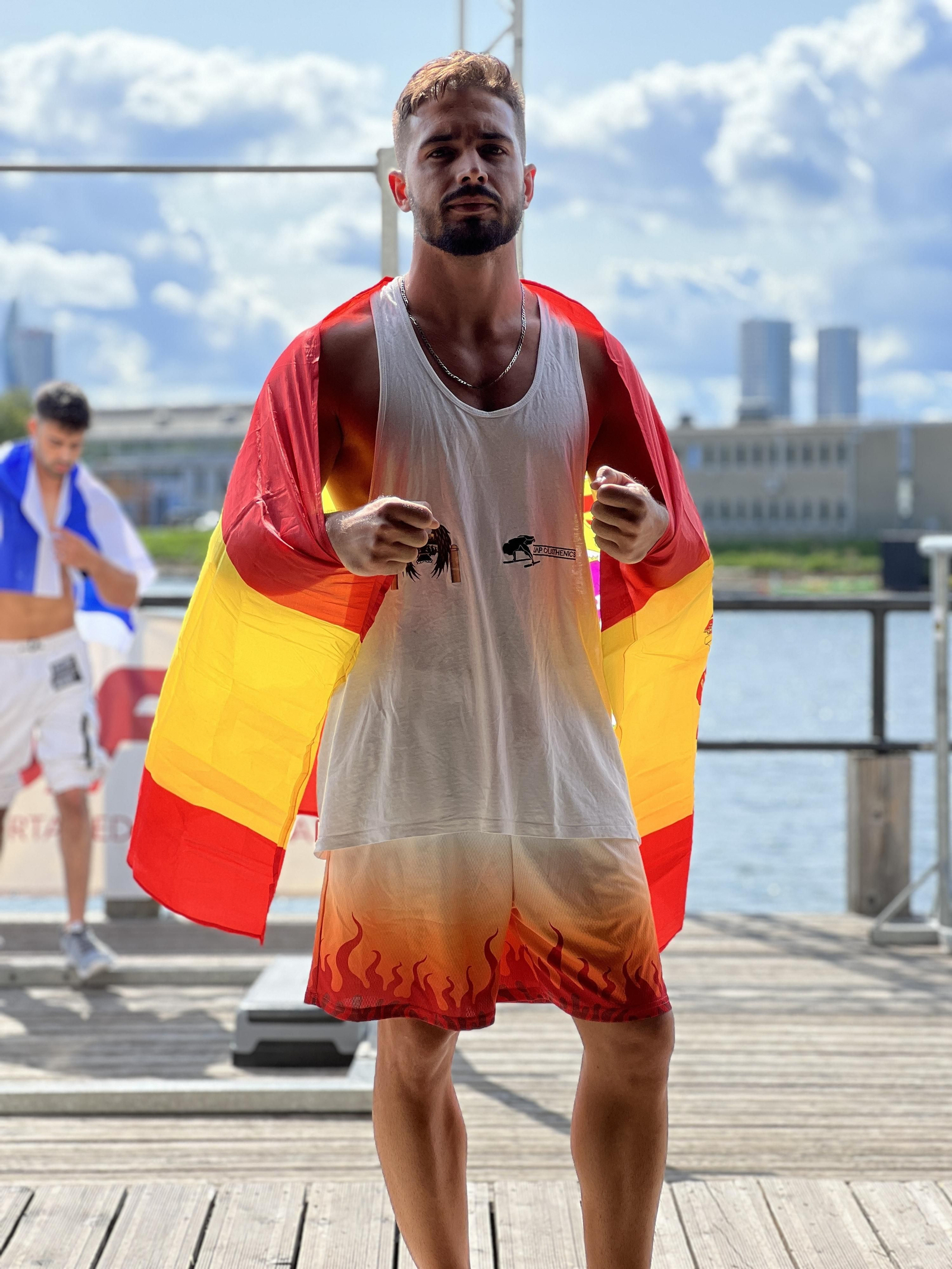 José López en el Campeonato Mundial en Riga, Letonia