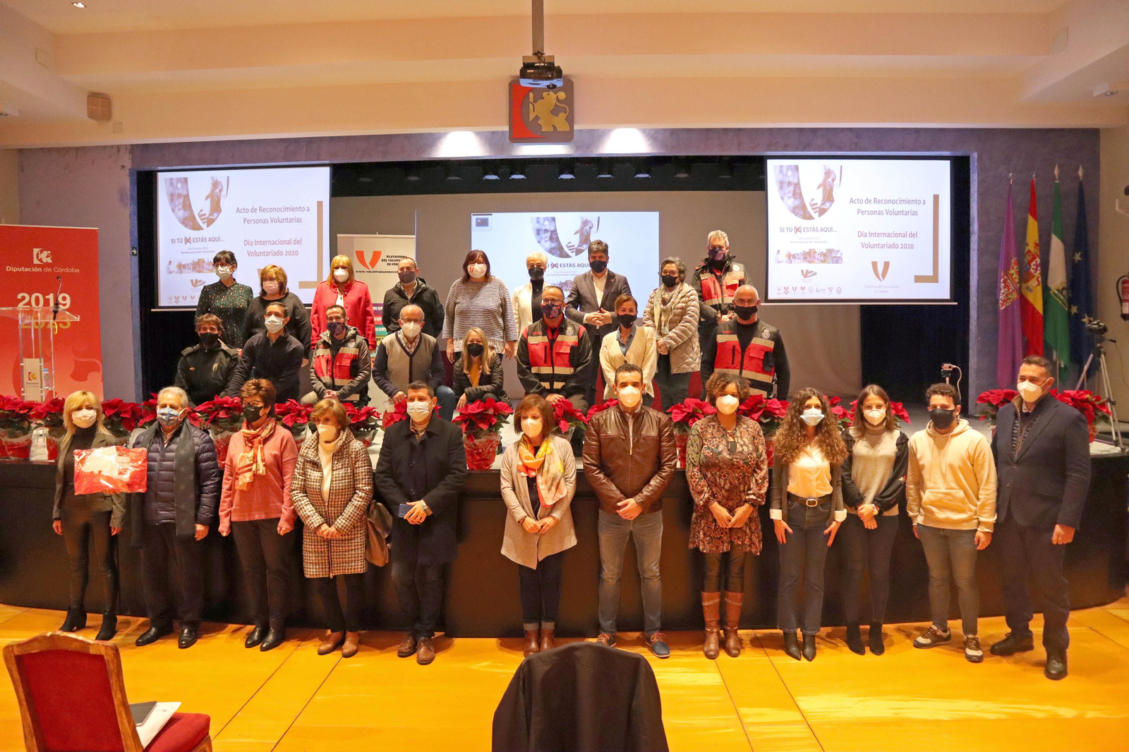 Celebración del Día Internacional del Voluntariado en la Diputación de Córdoba.