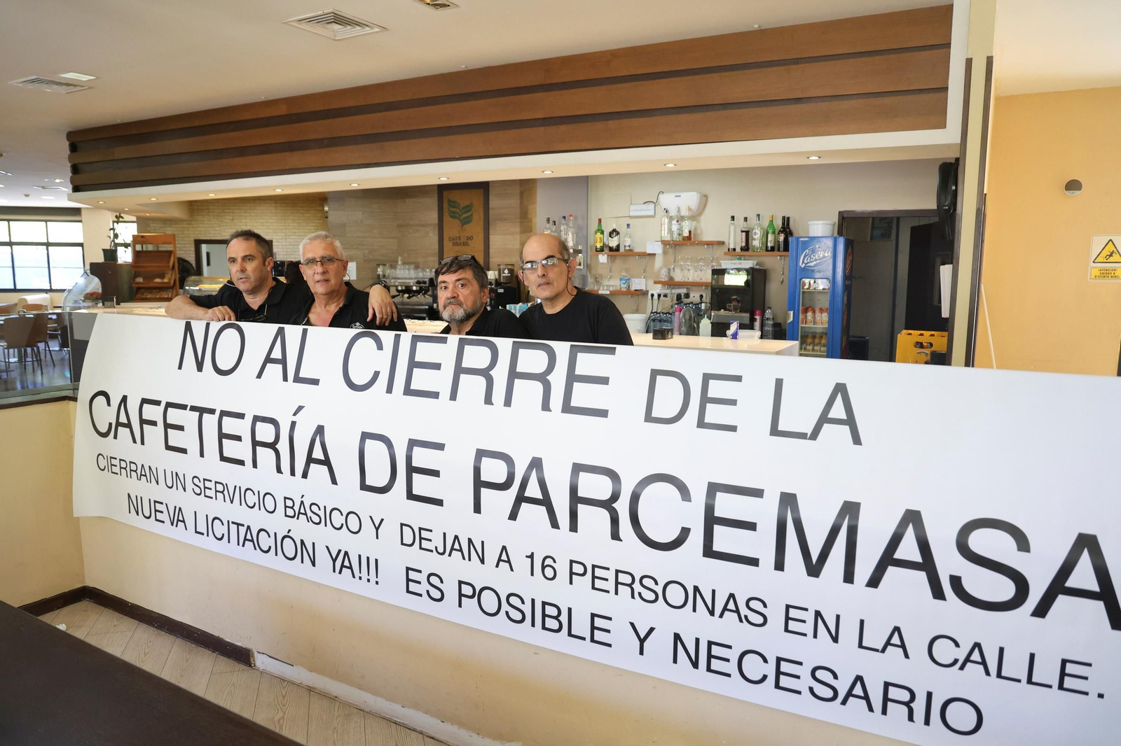 La cafetería de parcemasa echa el cierrre y será sustituida por máquinas expendedoras.