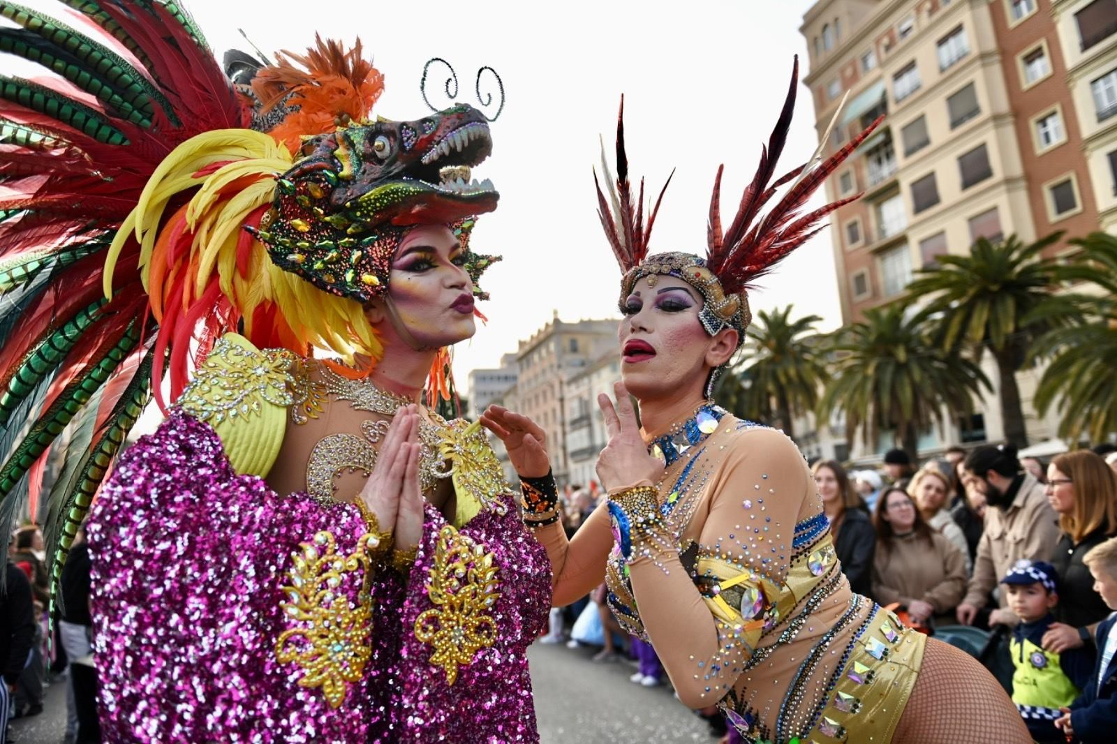 Las fotos del entierro del boquerón del Carnaval de Málaga 2023