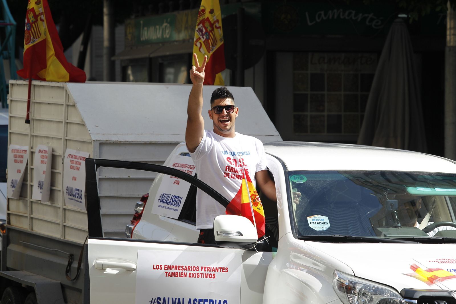 Fotogalería manifestación feriantes. Almería