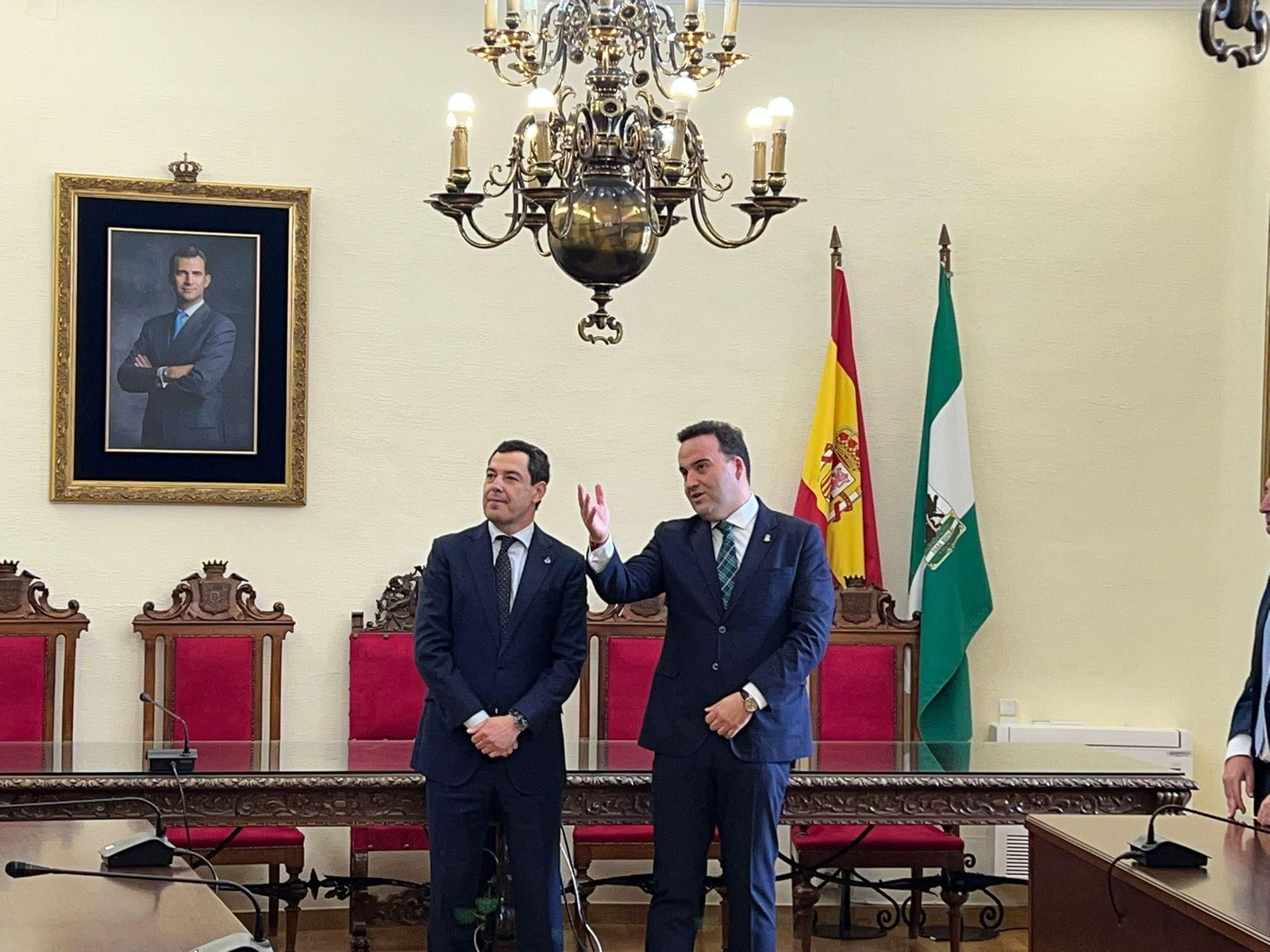 Juanma Moreno, en Priego de Córdoba