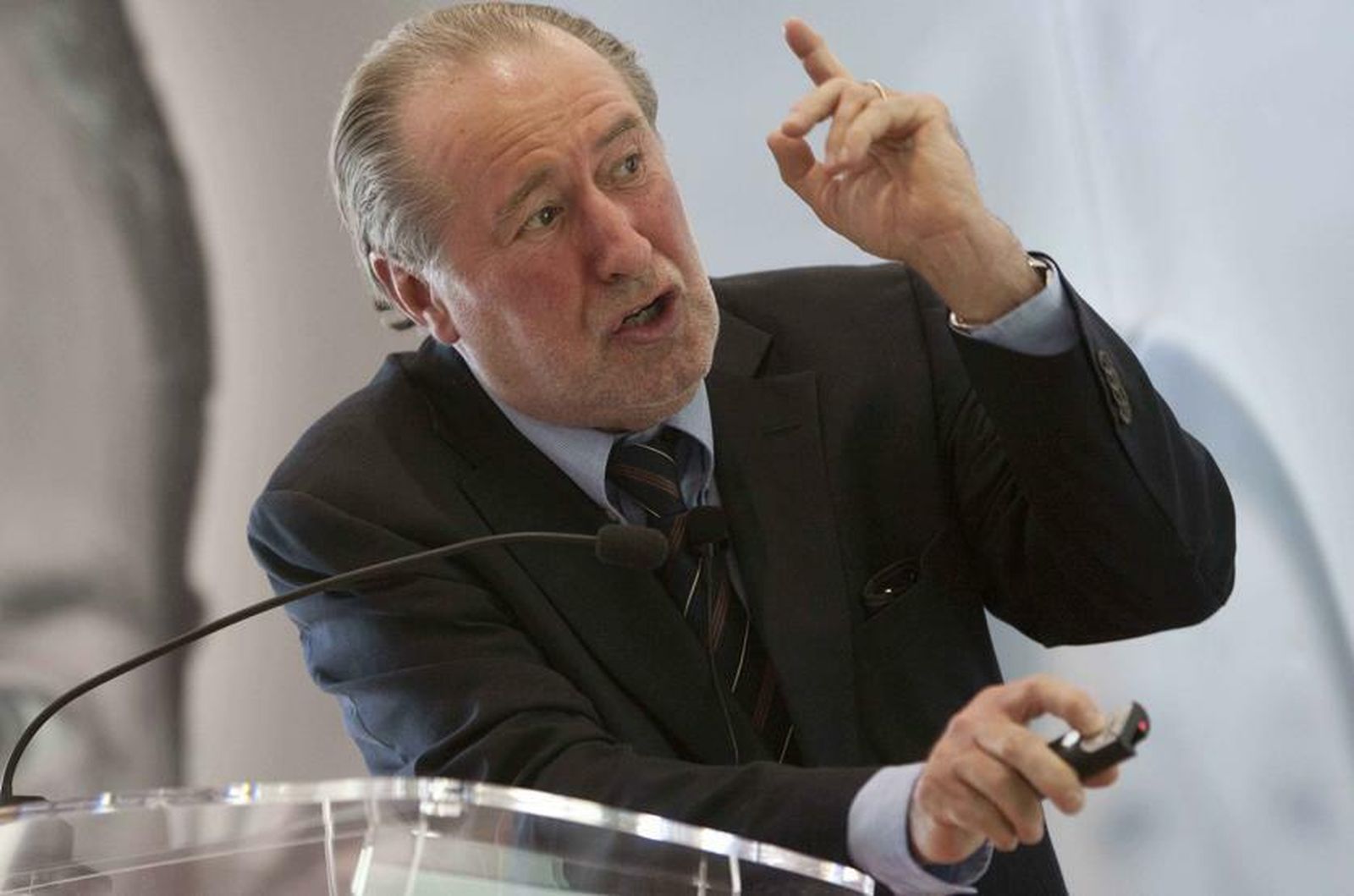 El economista durante una intervención.