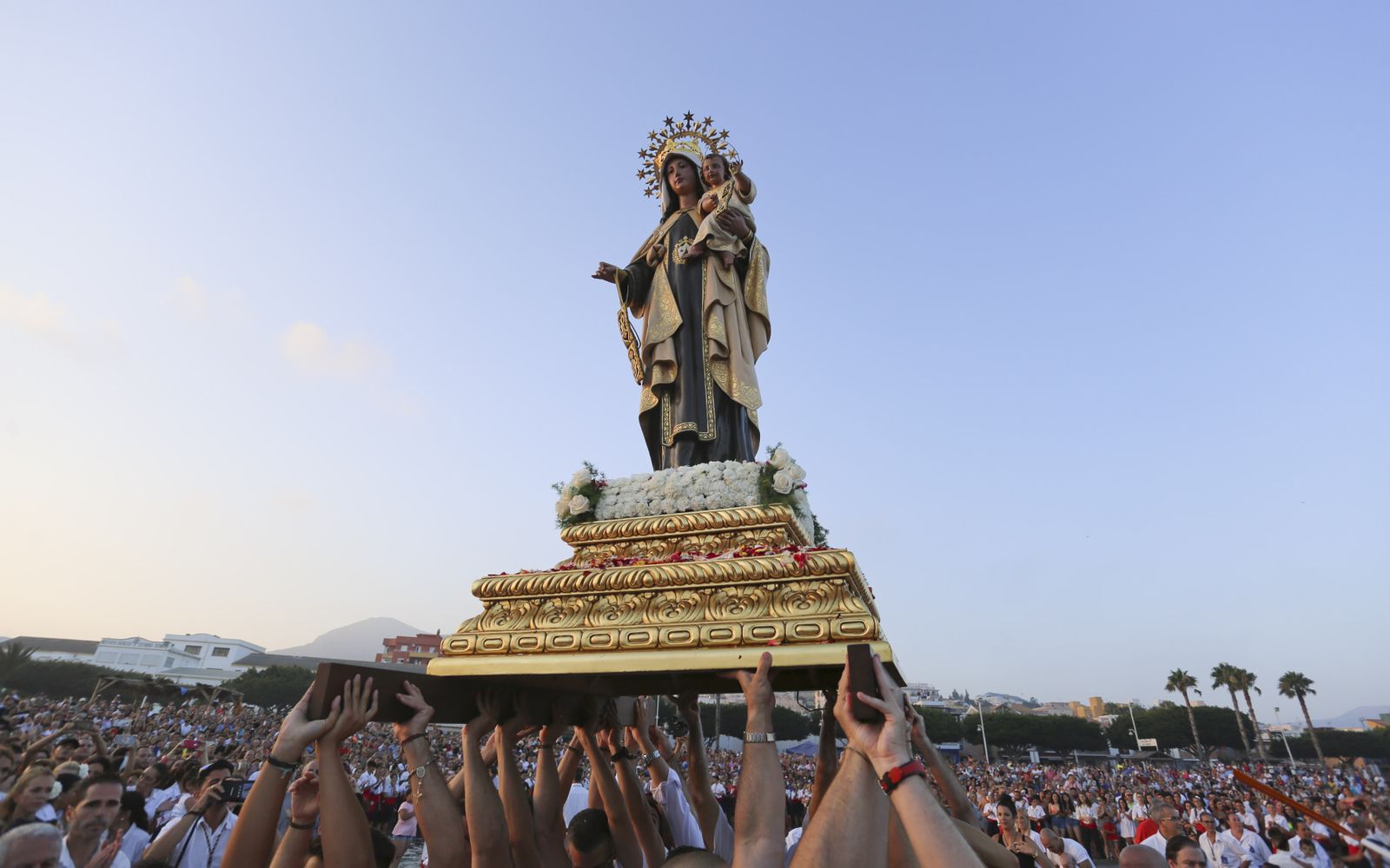 Las fotos de las procesiones de la Virgen del Carmen en Málaga