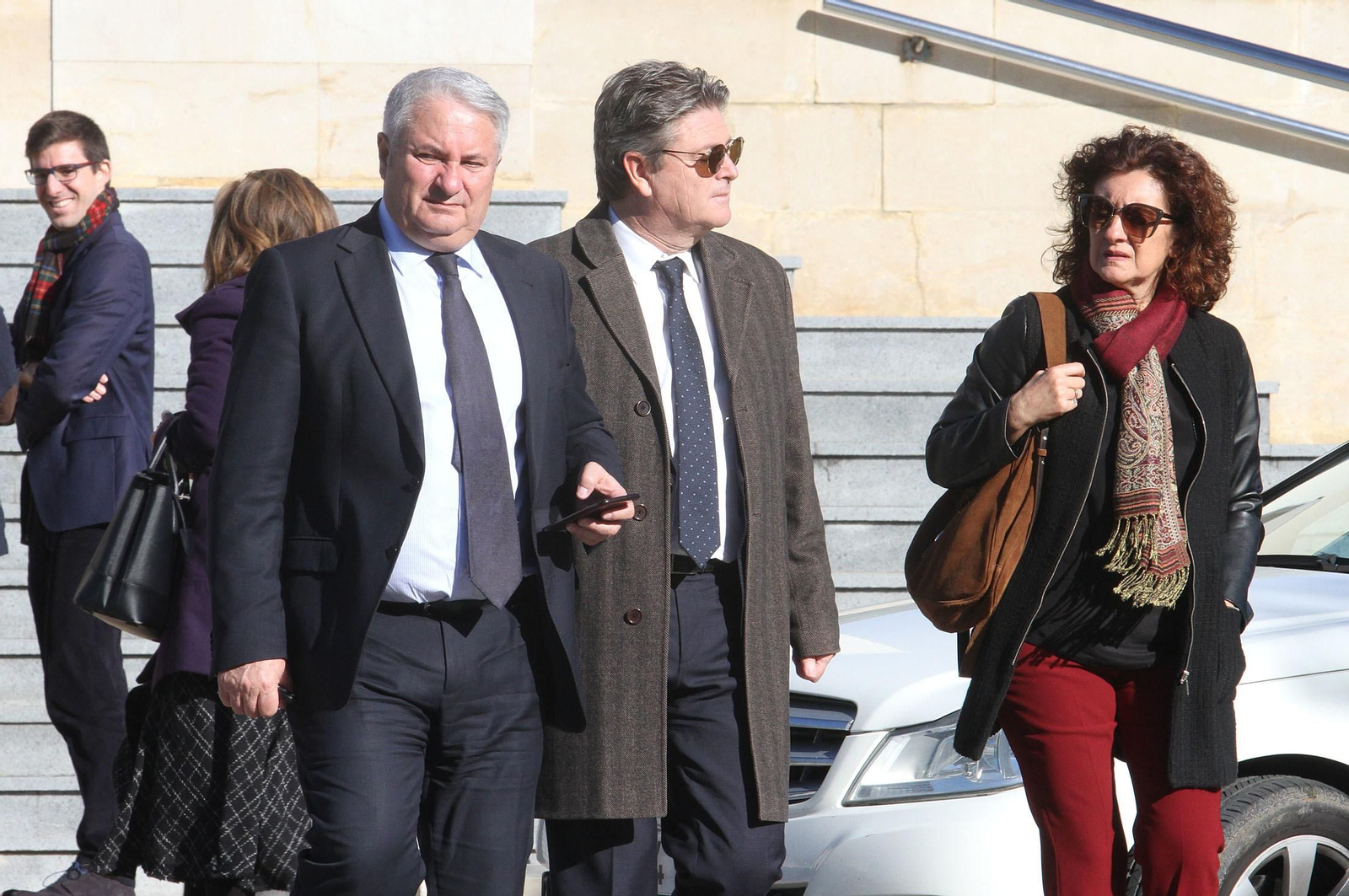 Condolencias a la familia García Palacios durante la mañana en el tanatorio, en imágenes