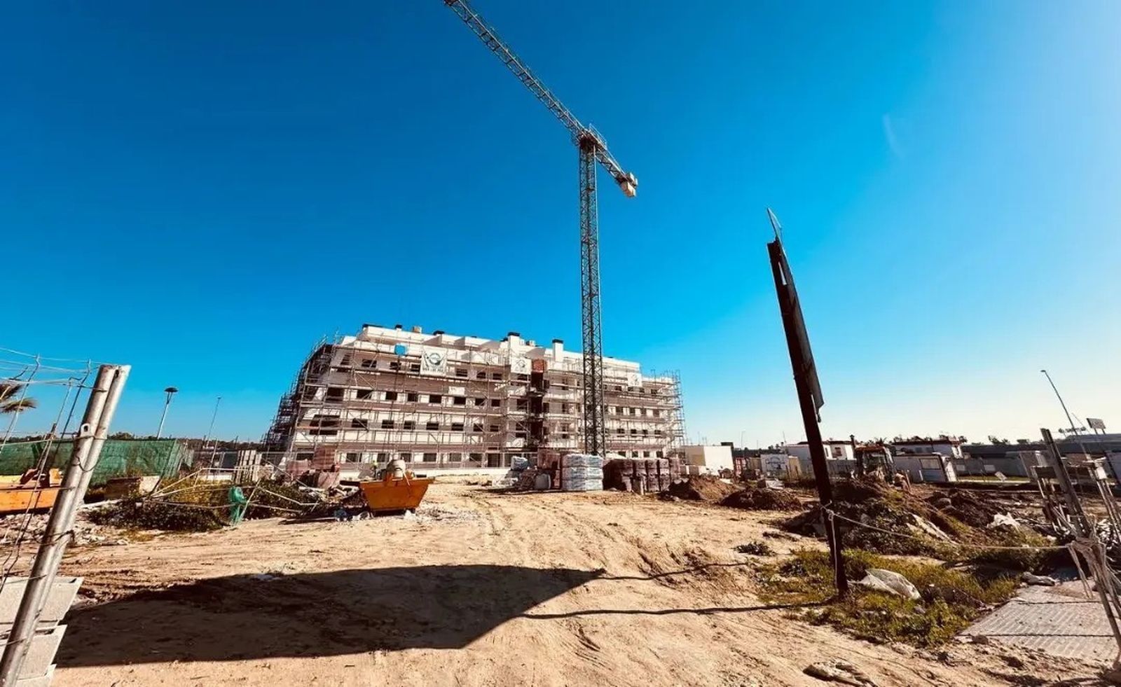 Una imagen de las viviendas de Vía Augusta Homes, en el Camino del Juncal.