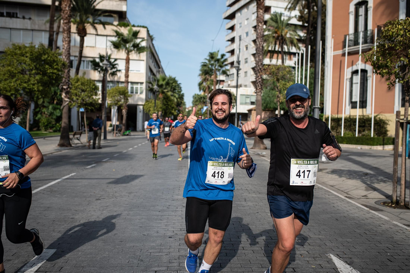 Las imágenes de la vuelta a Huelva de atletismo