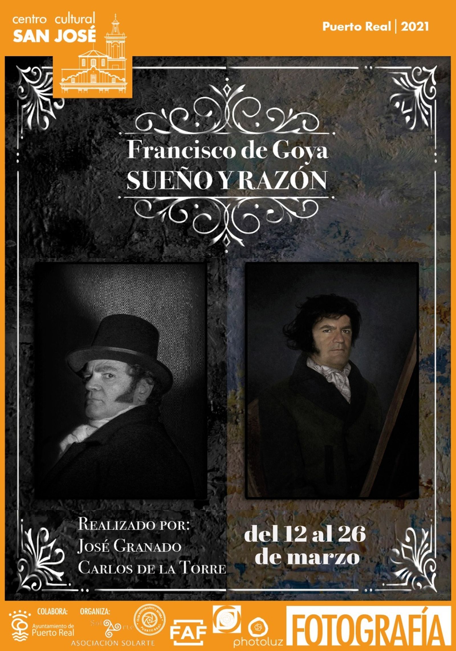 Cartel anunciador de la exposición en San José