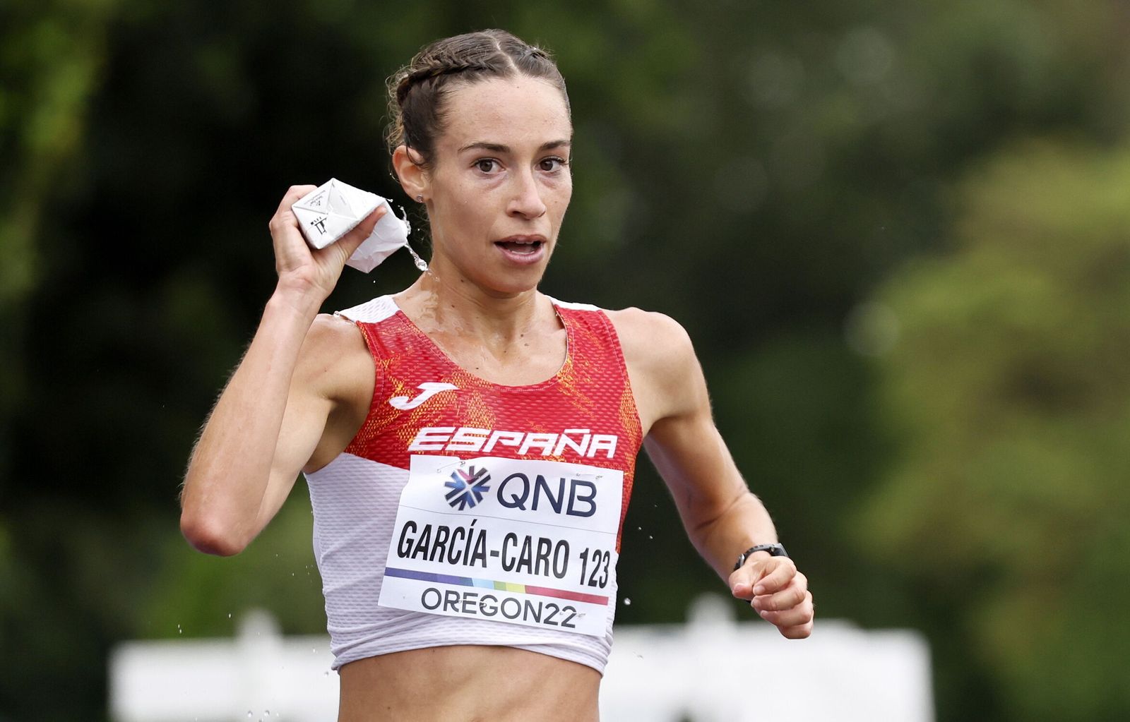 García-Caro en el Mundial de Eugene.