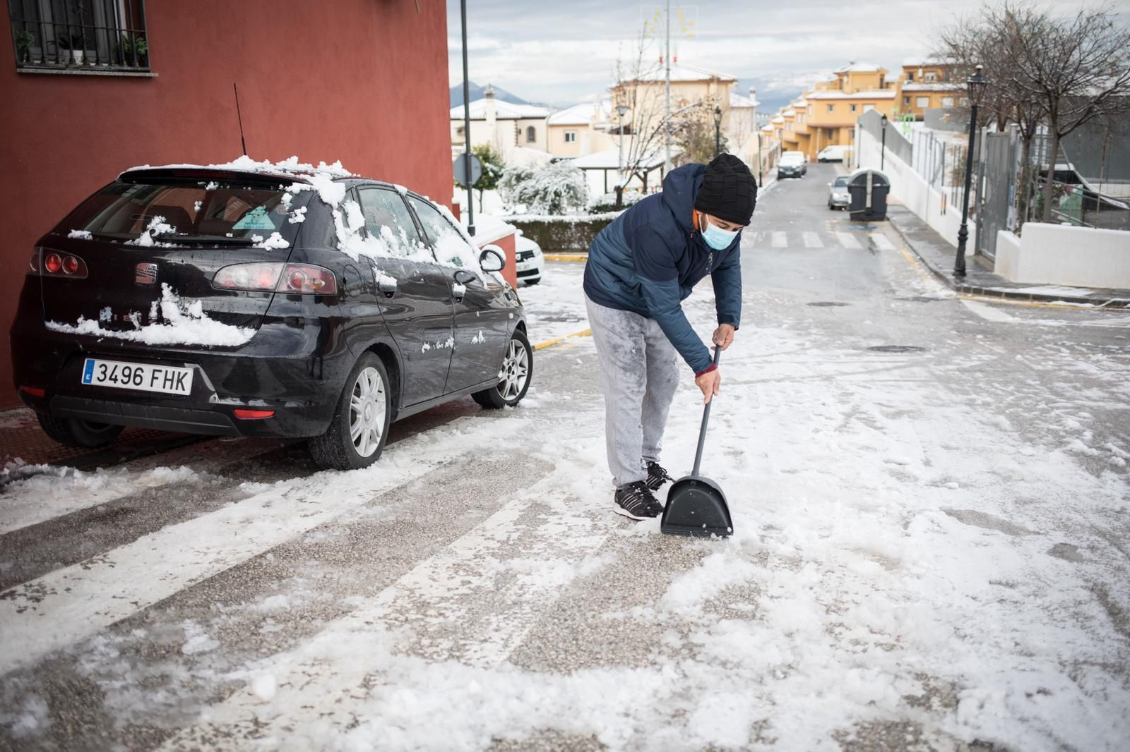 Fotos de la nieve en Guëvéjar
