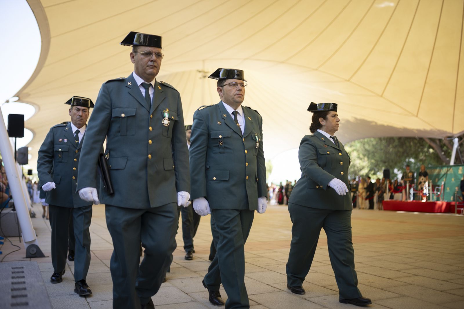 Imágenes de los actos de celebración de la festividad de la patrona de la Guardia Civil, la Virgen del Pilar.