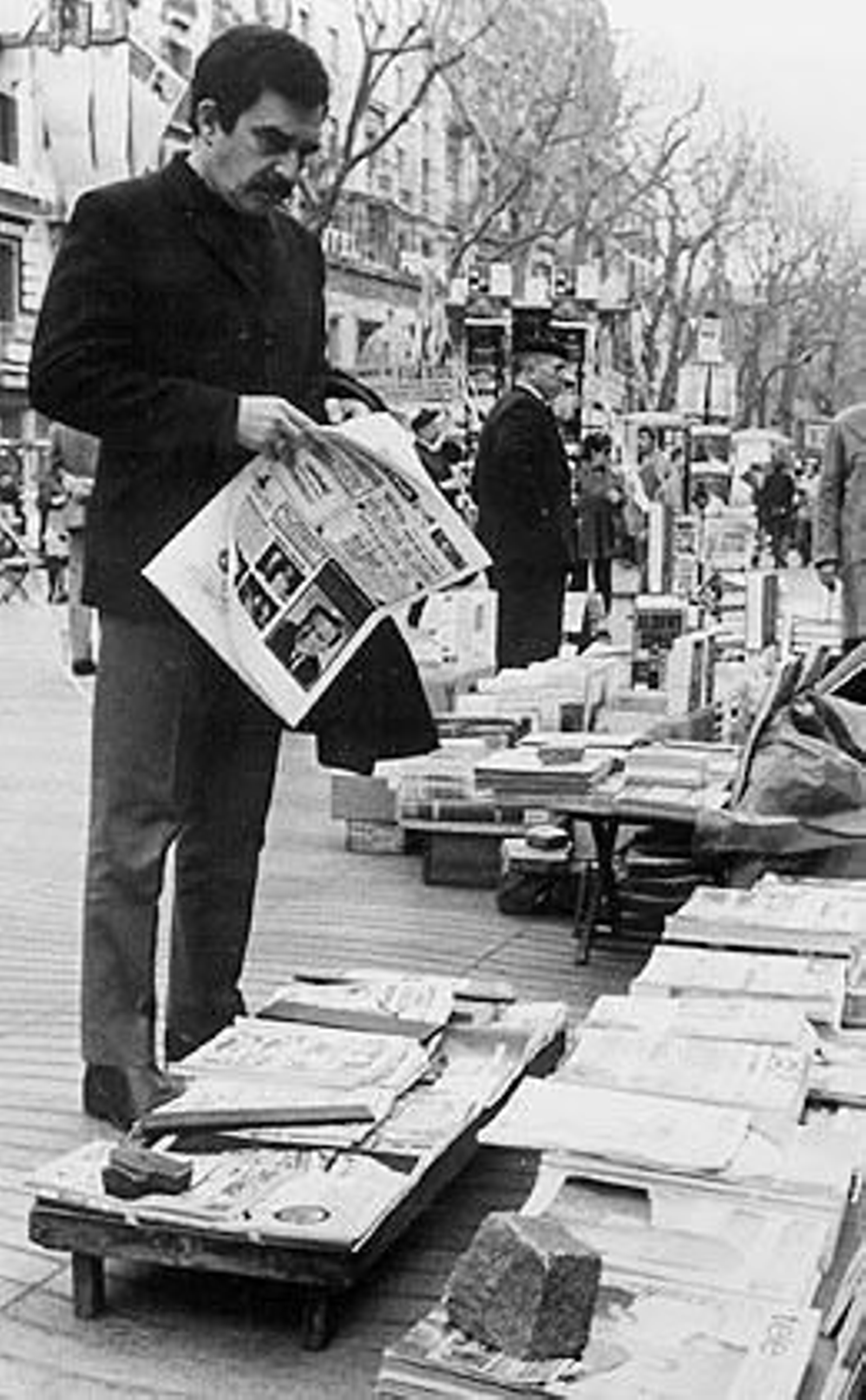 en Las Ramblas de Barcelona, en 1970. / EFE