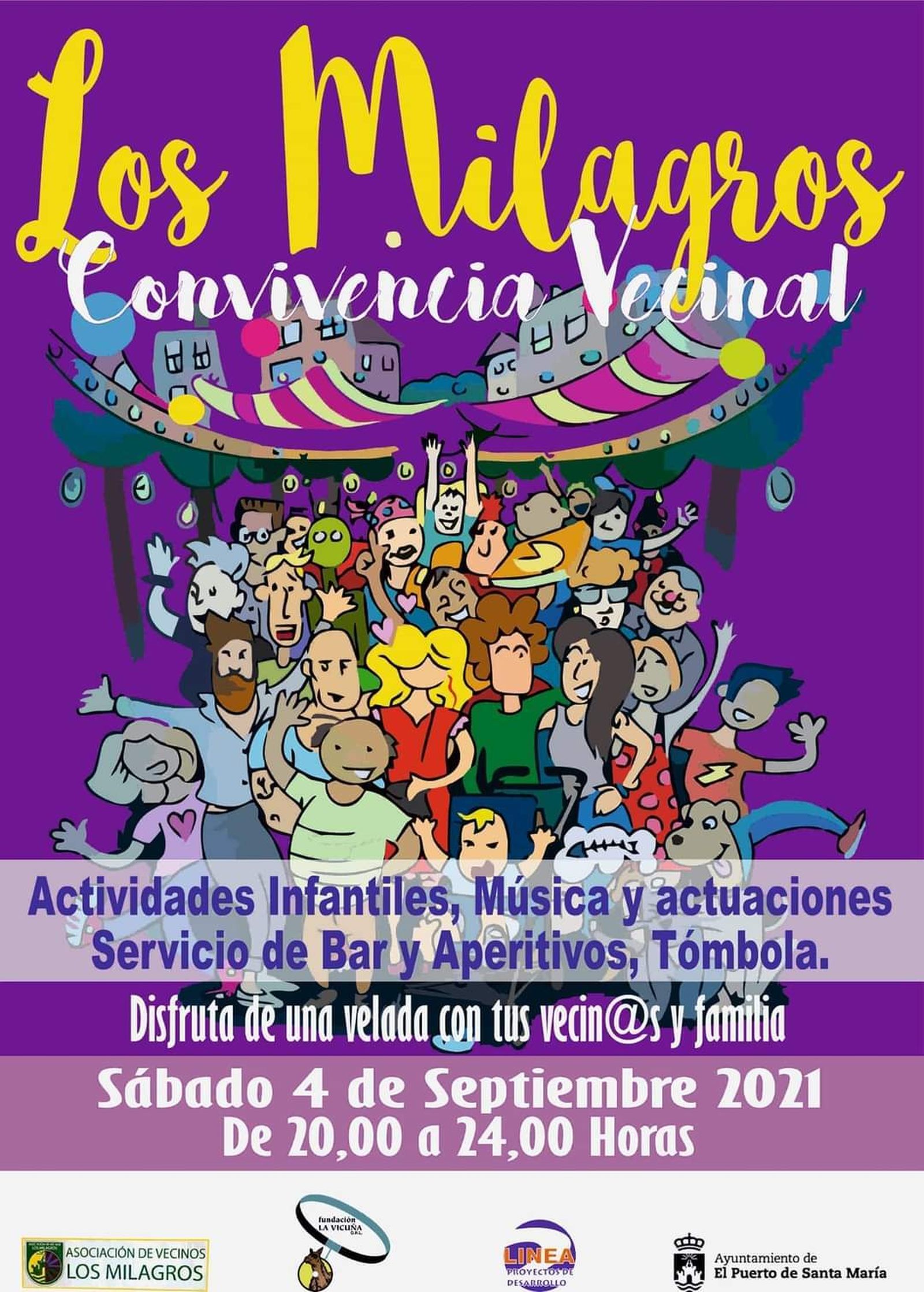 Cartel anunciador de la convivencia.