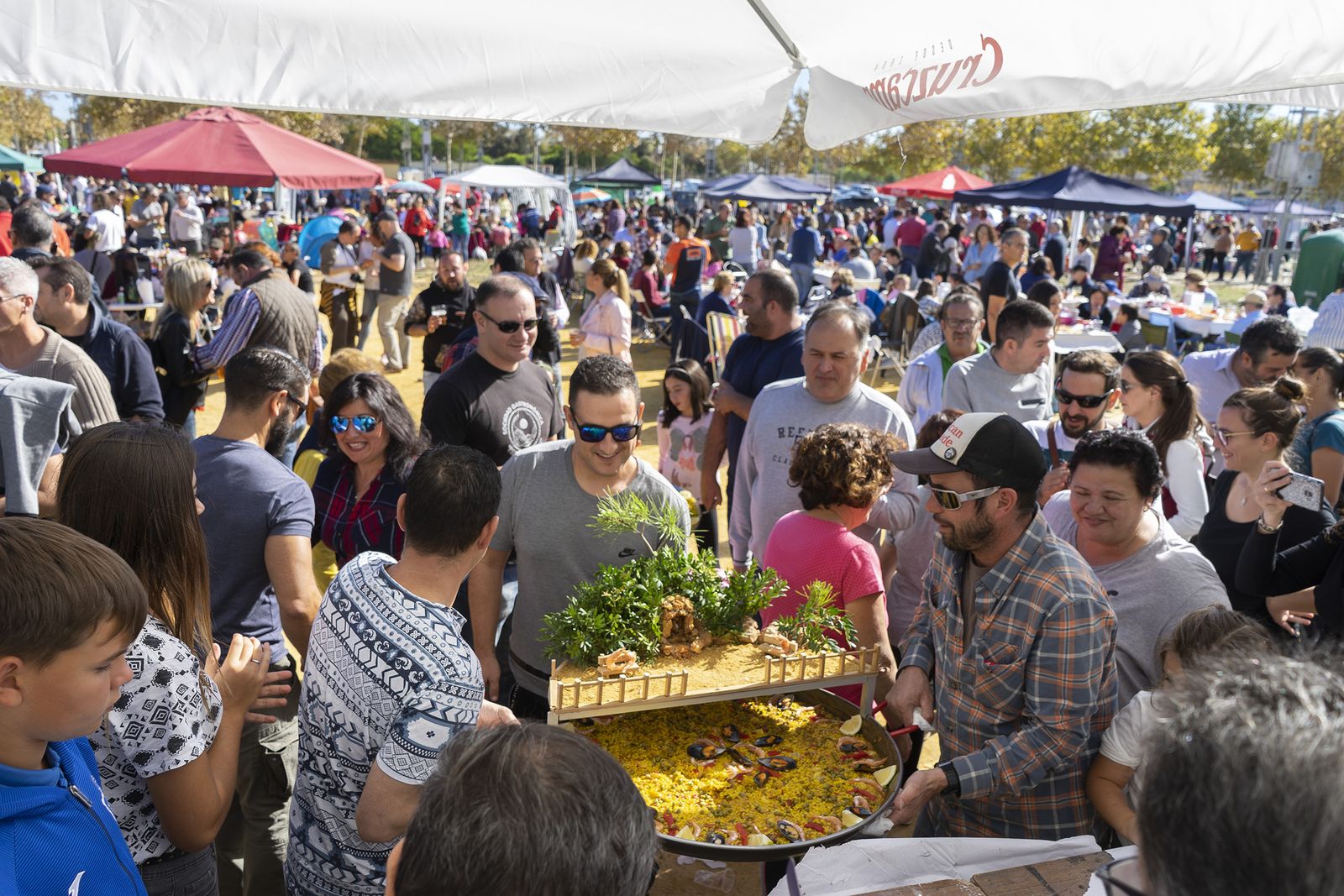 Concurso de paellas en una de sus últimas celebraciones