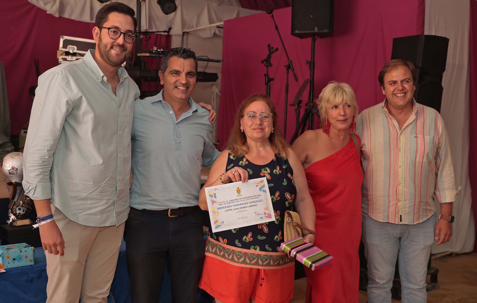 Fotos de los actos de entrega de premios en la caseta municipal de la Feria Real de Algeciras 2024