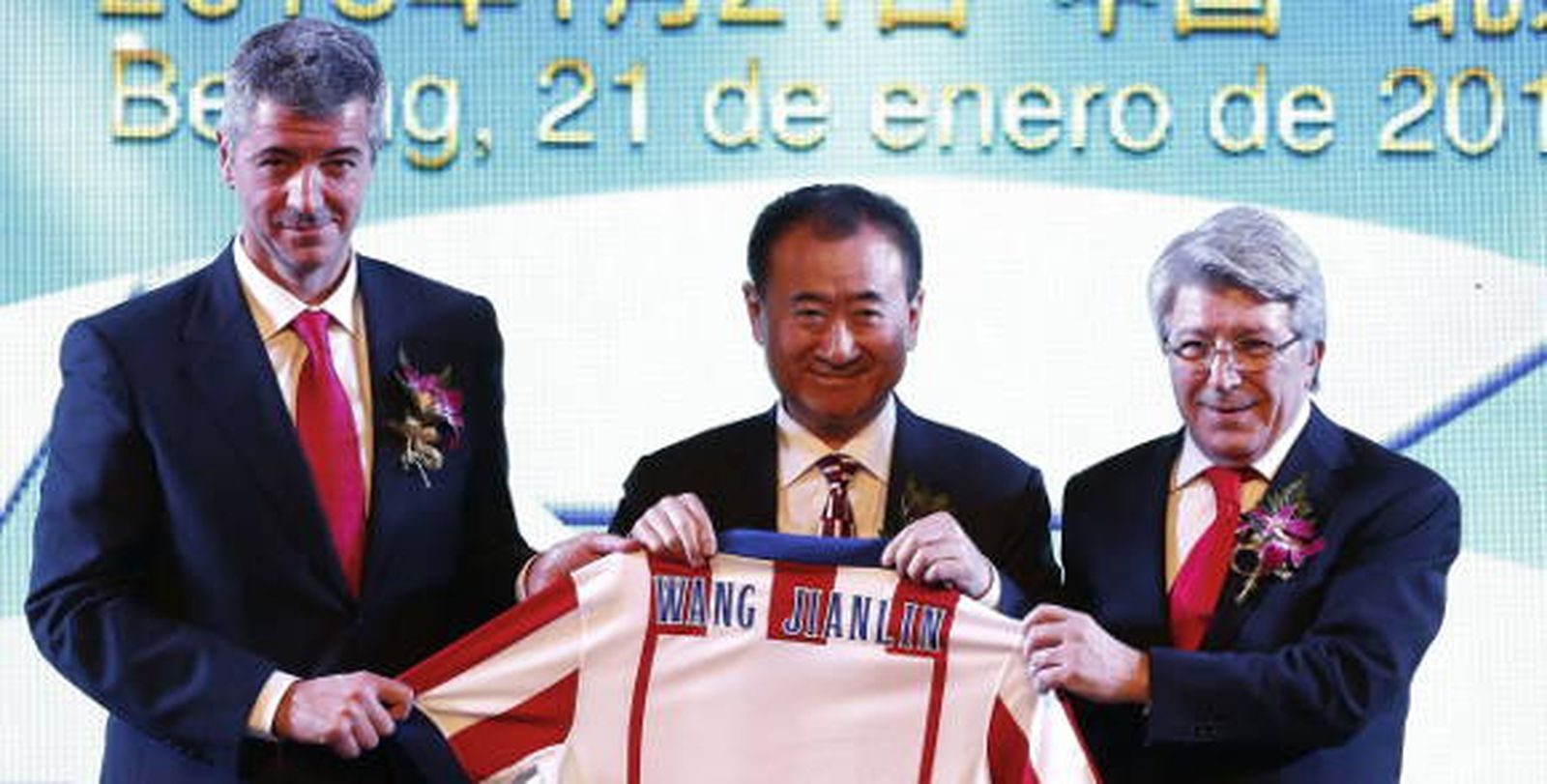 El magnate chino Wang Jianlin compra el 20% del Atlético por 45 millones