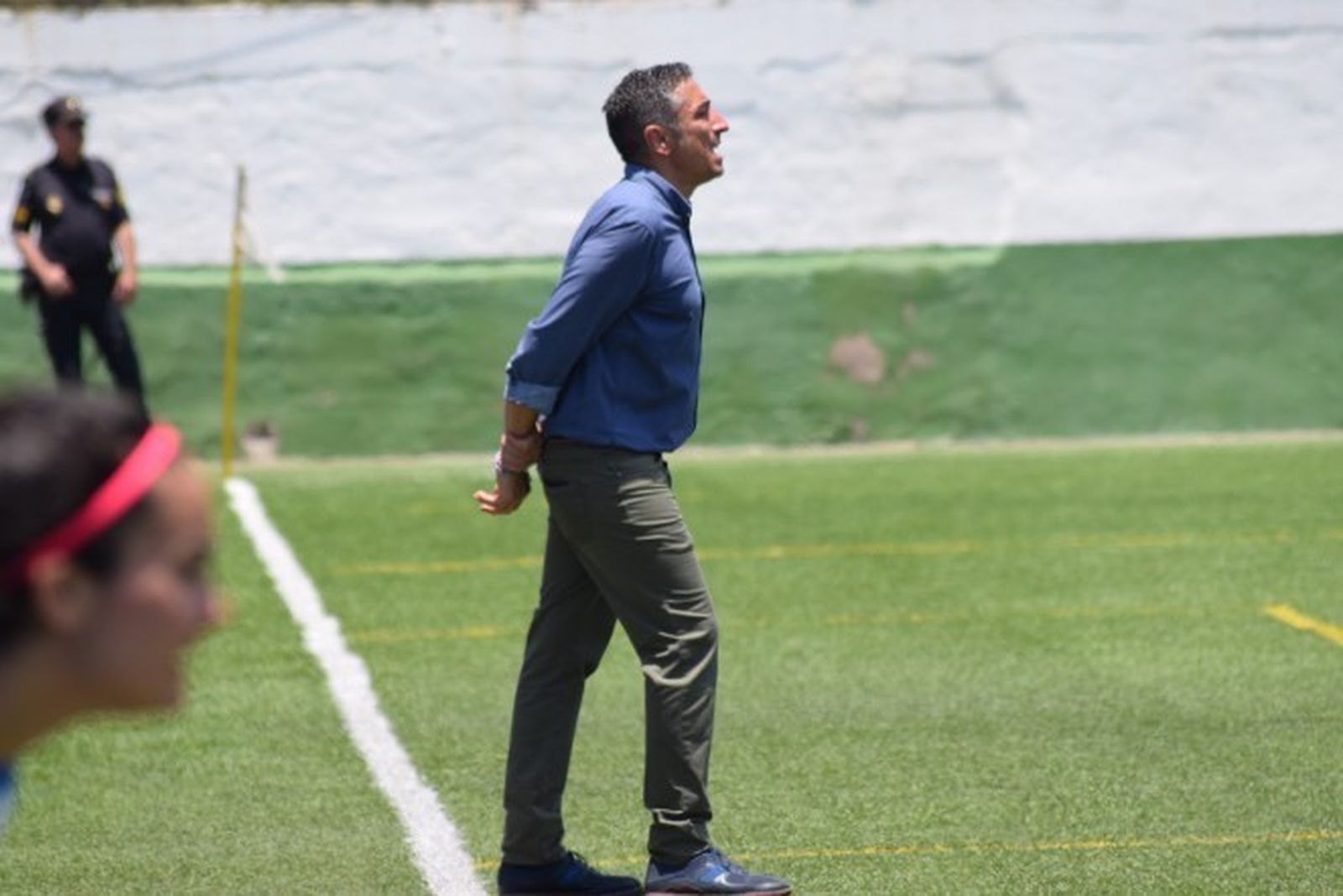 Antonio Contreras, técnico del Malagueño.