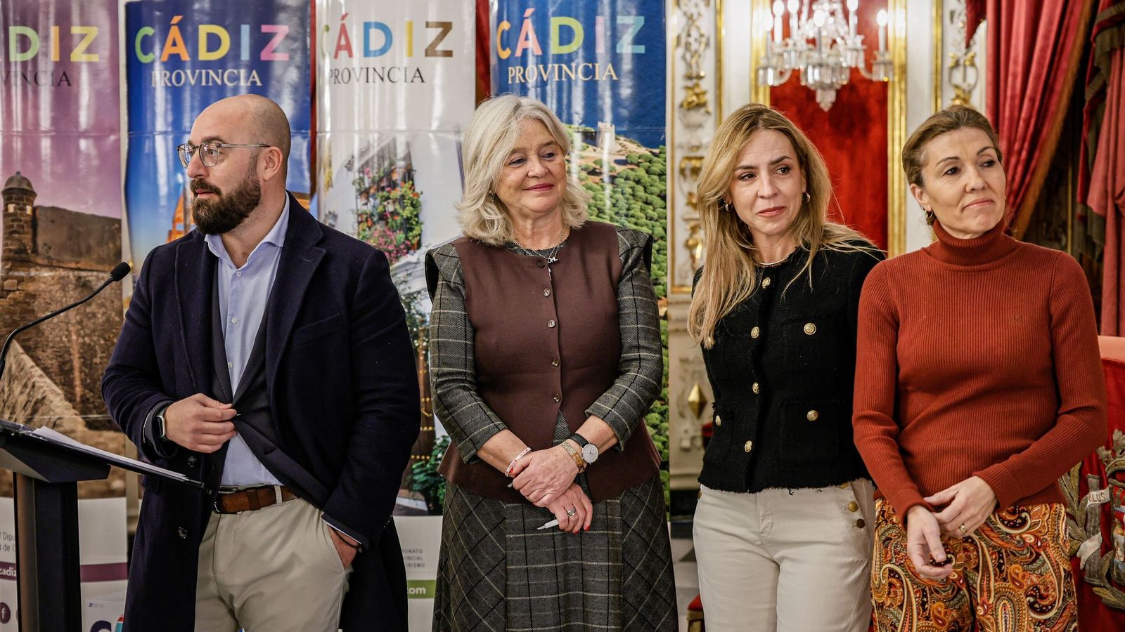 Germán Beardo, Mercedes Colombo, Almudena Martínez y Carolina Barcelona.