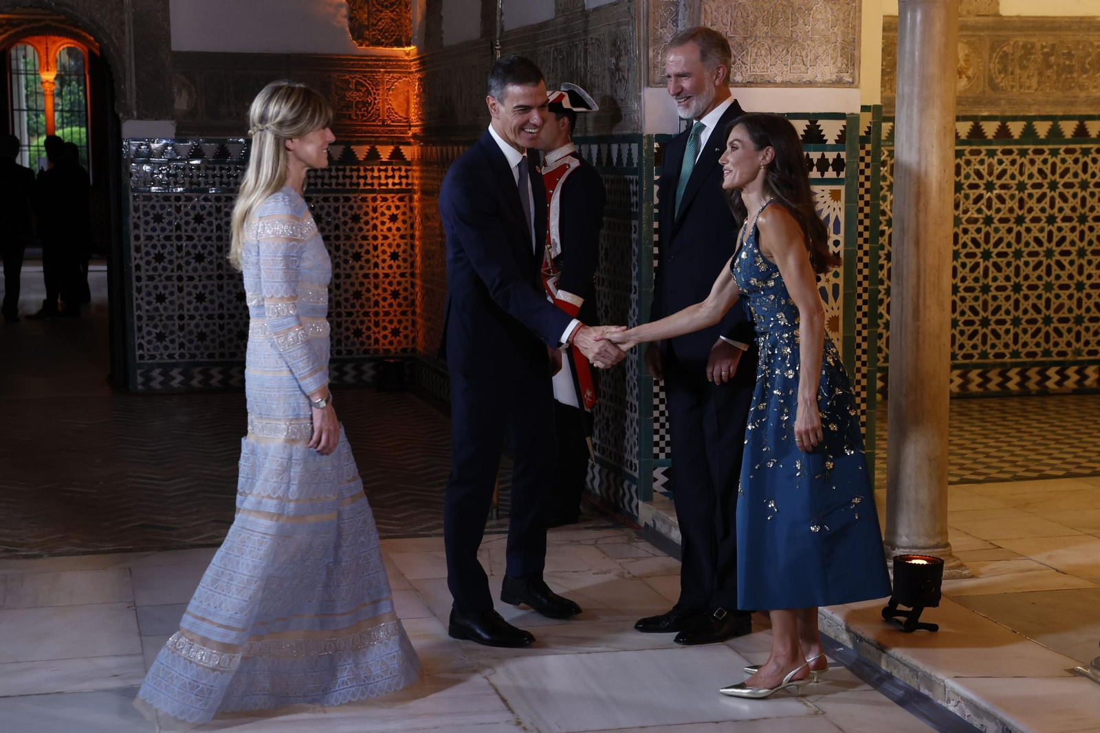 Las fotos de la cena de gala dada por los Reyes previa a la cumbre de la ONU en Sevilla